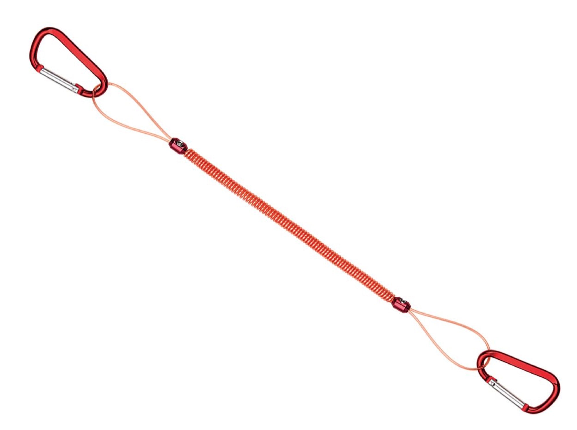 Daiichi #33278 Safety Rope Carabiner 1515 Red (2765)