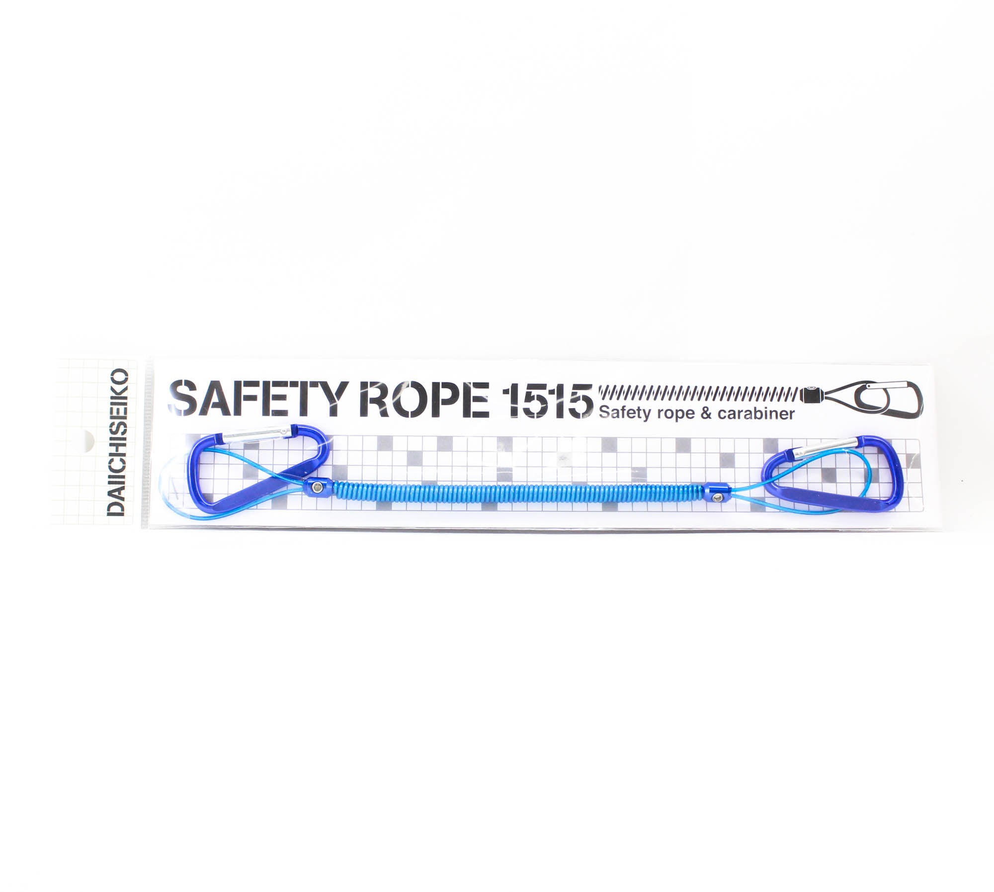 Daiichi #33278 Safety Rope Carabiner 1515 Blue (2772)