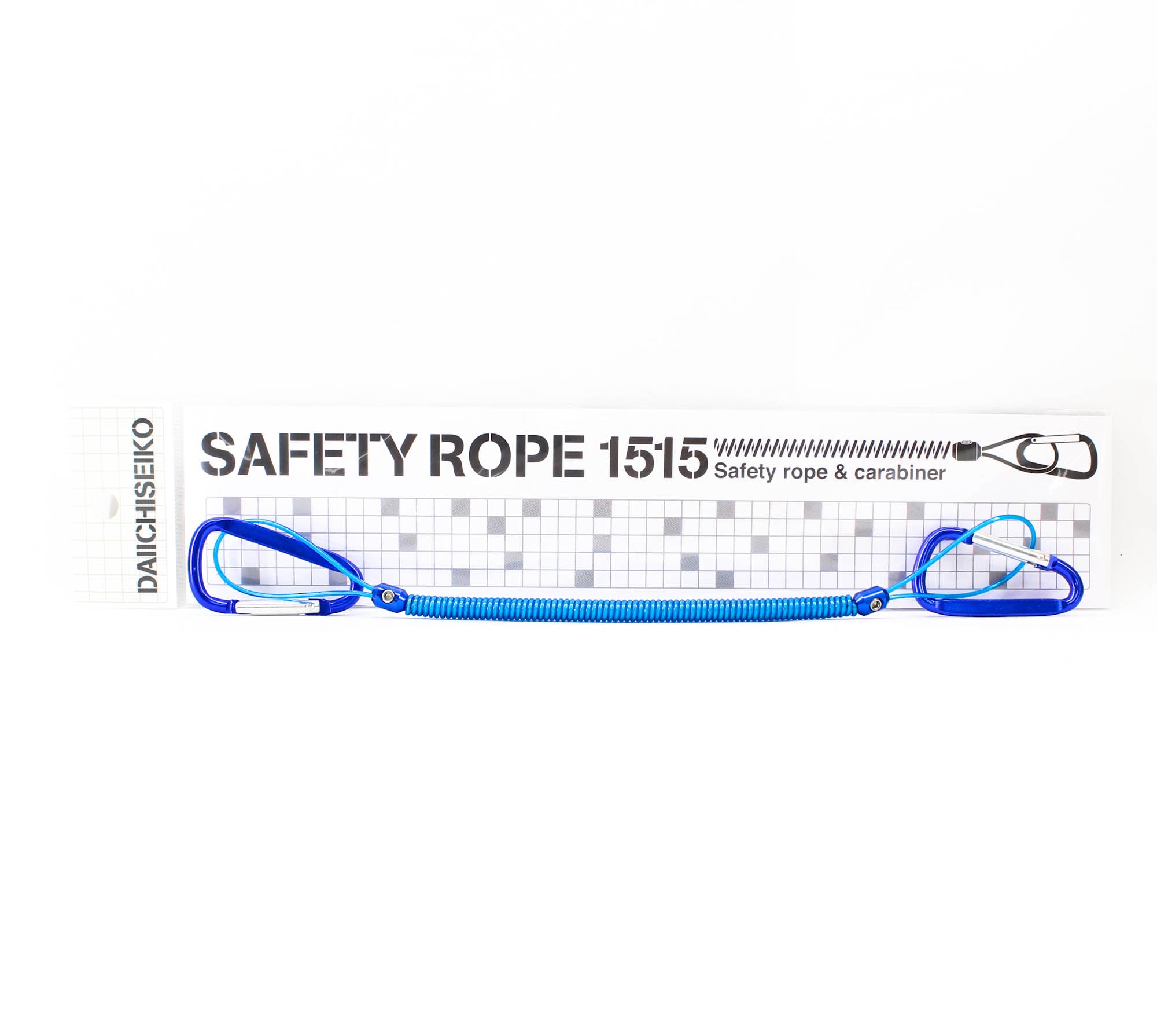 Daiichi #33278 Safety Rope Carabiner 1515 Blue (2772)