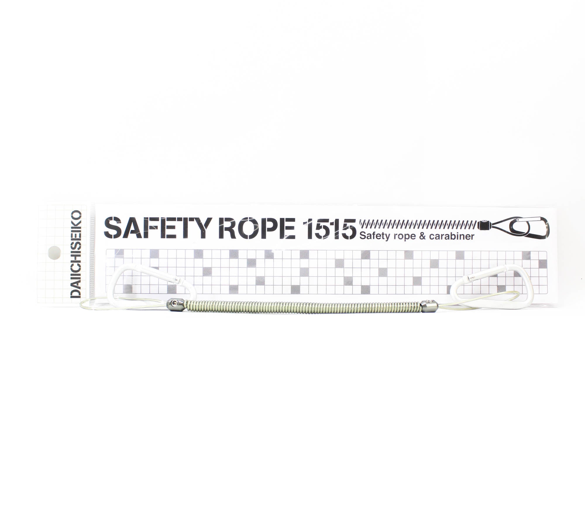 Daiichi #33278 Safety Rope Carabiner 1515 Silver (2796)