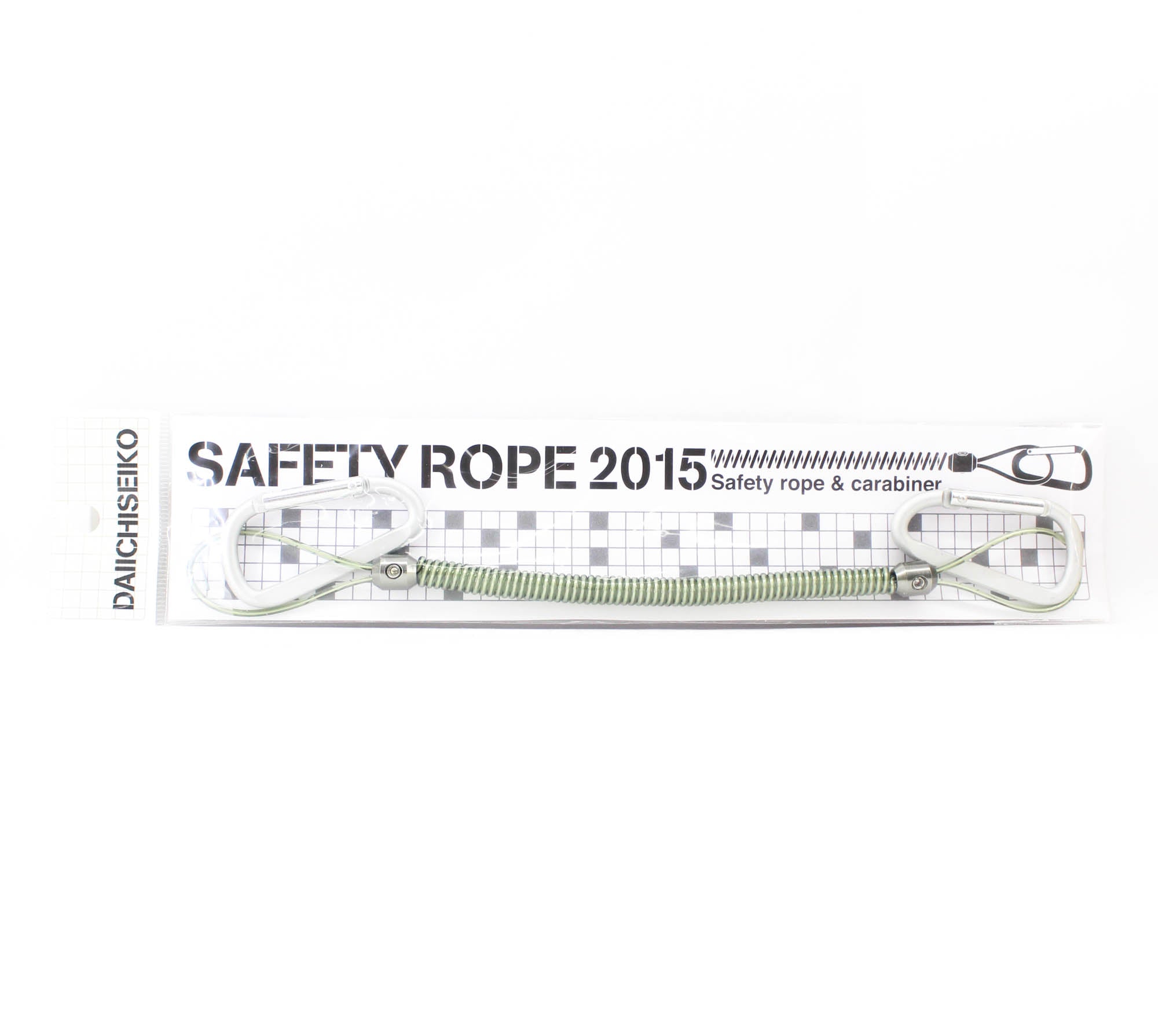 Daiichi #33278 Safety Rope Carabiner 2015 Silver (2833)