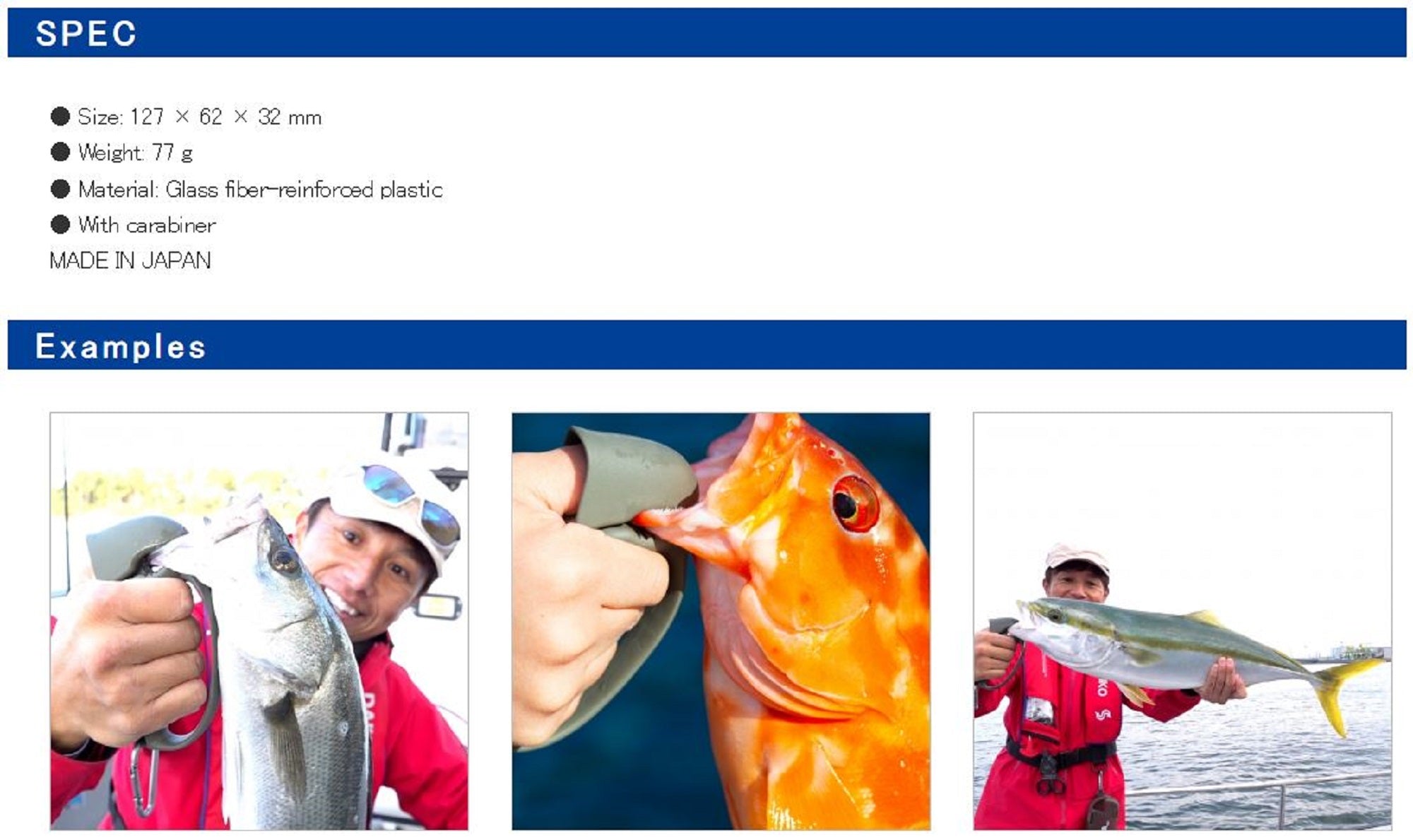 Daiichi #33329 Jaw Grip MC 127 x 62 x 32 mm Green (3298)