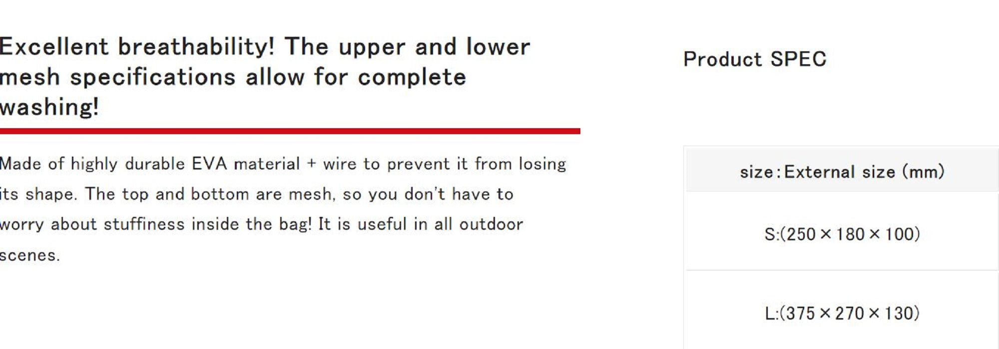 Valley Hill Washable Mesh Tool Bag Size S 250 x 180 x 100mm (4685)