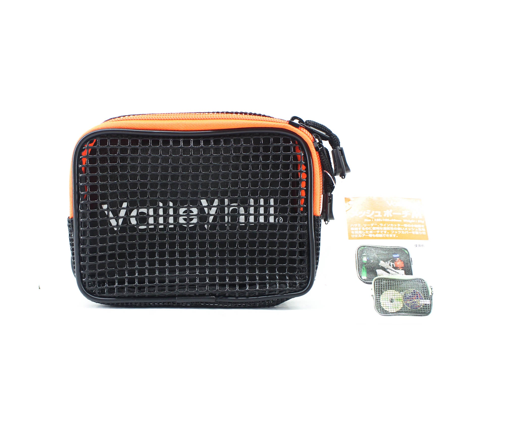 Valley Hill Mesh Pouch Size M 150 x 105 x 60mm Orange (7506)