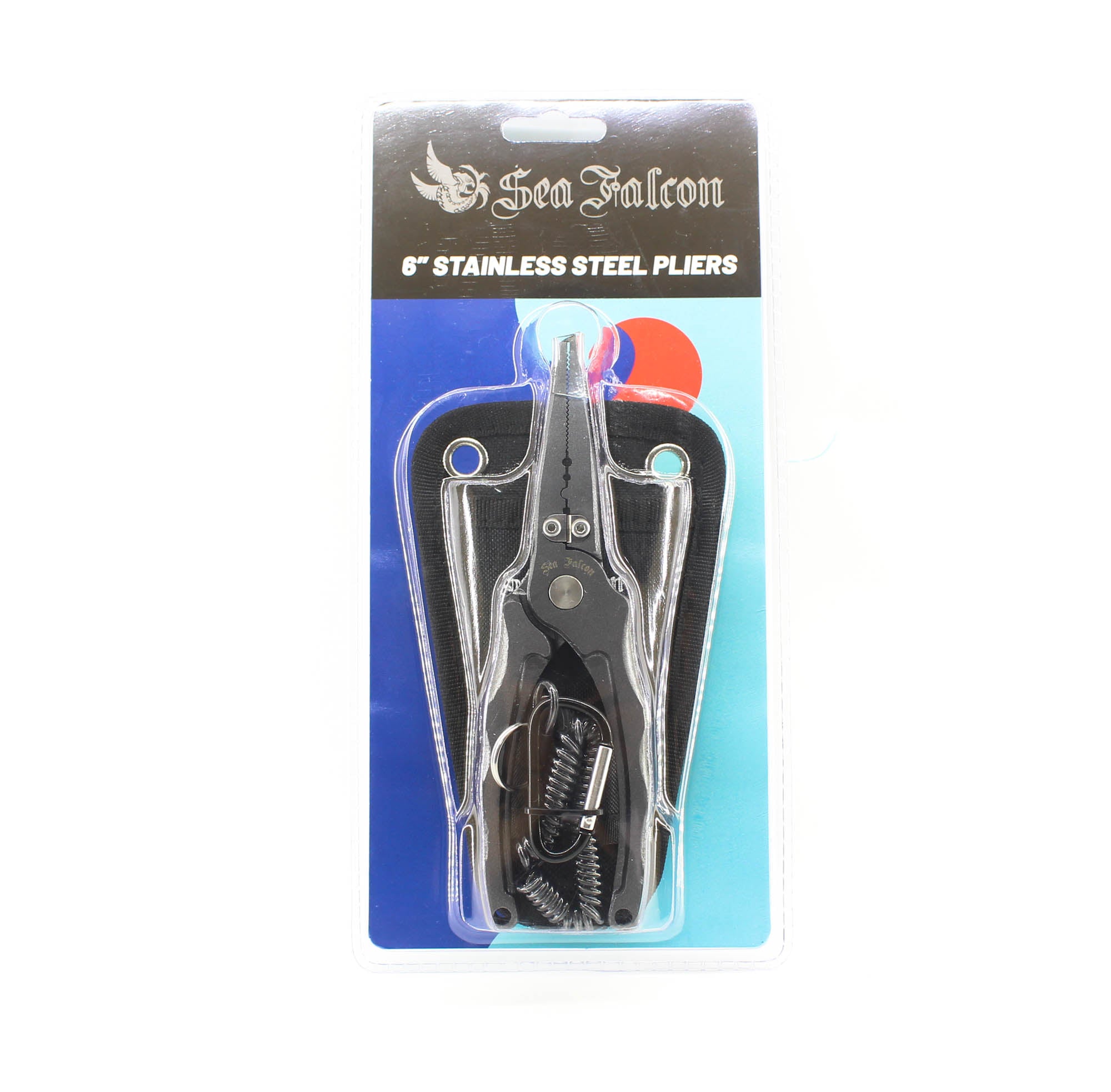 Sea Falcon Pliers Long Nose Split Ring 6 Inches (1850)