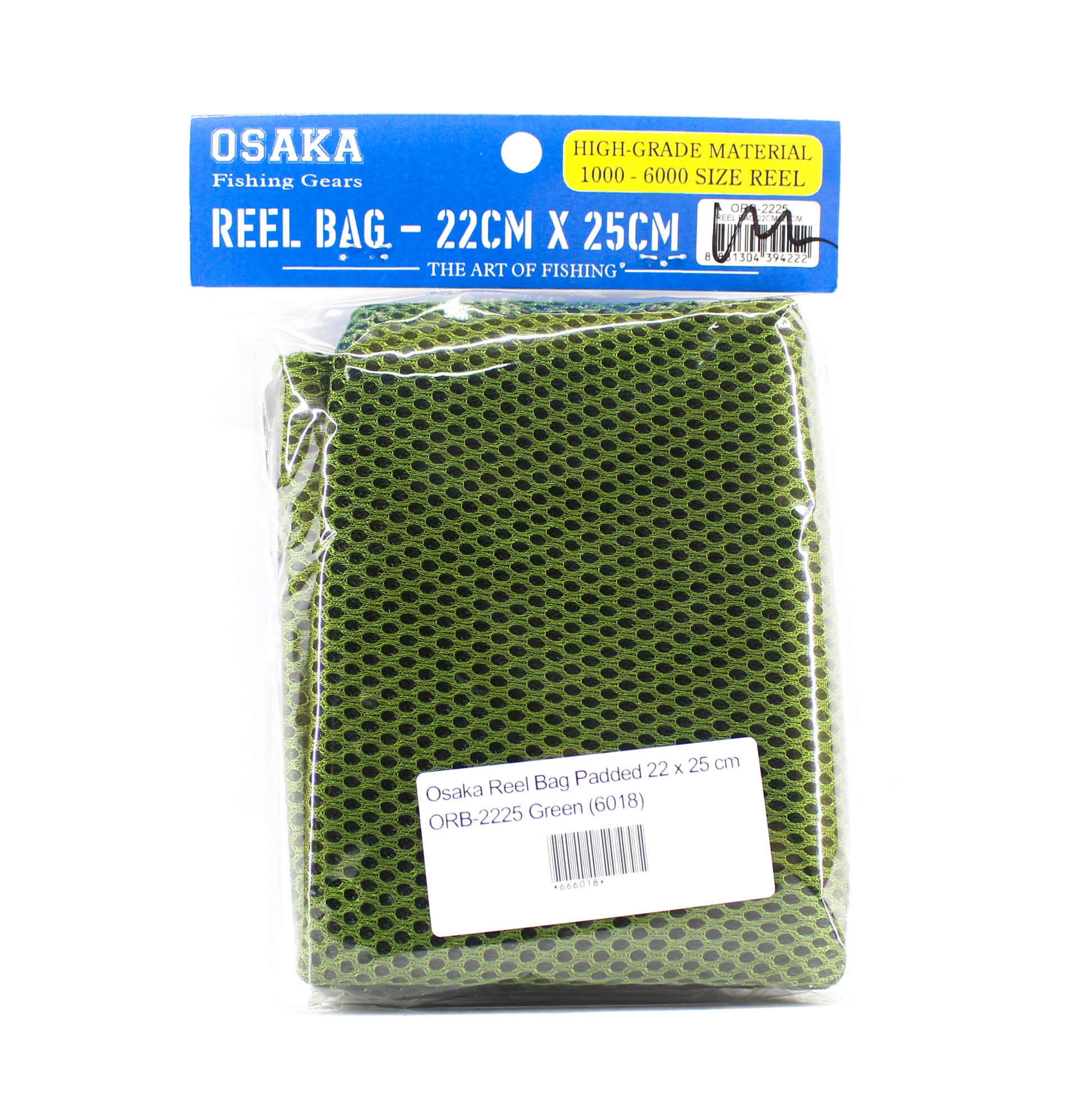 Crimson OSaka Reel Bag Padded 22 x 25 cm ORB-2225 Green (6018)