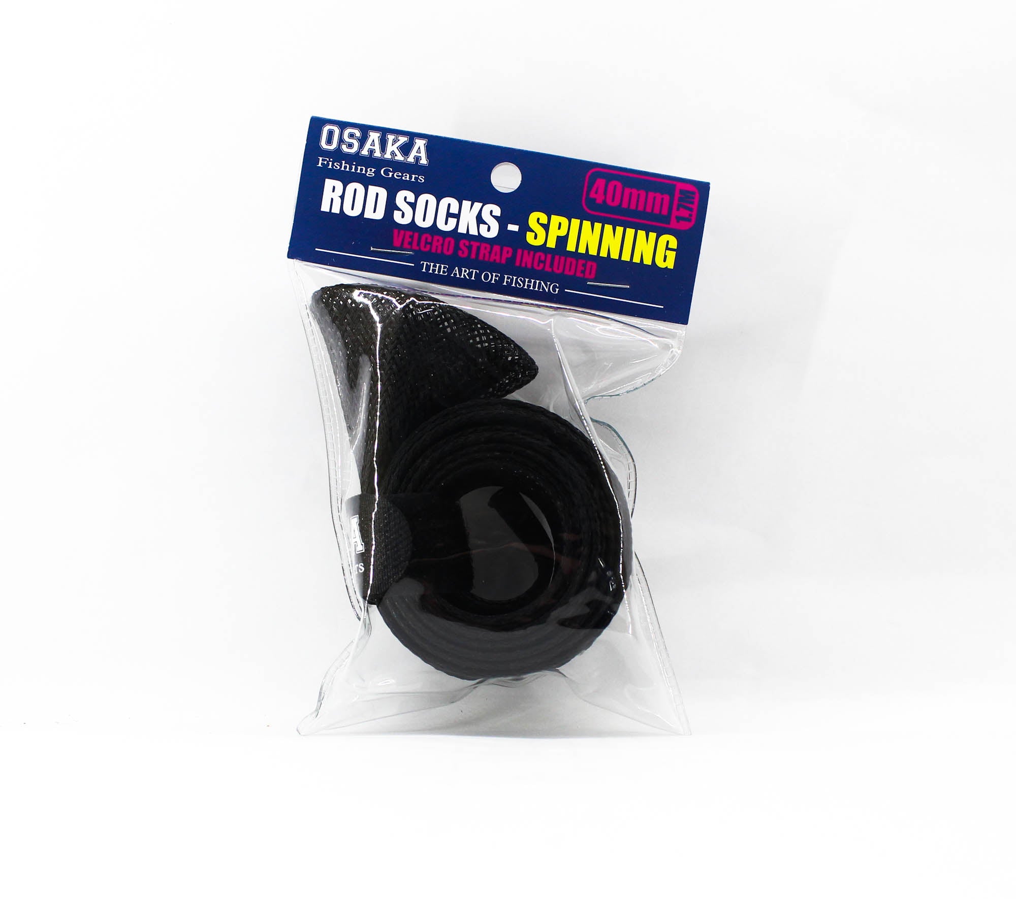 Crimson Osaka Rod Sock for Spinning 40mm x 1.7m ORS-S4017 Black (6029)