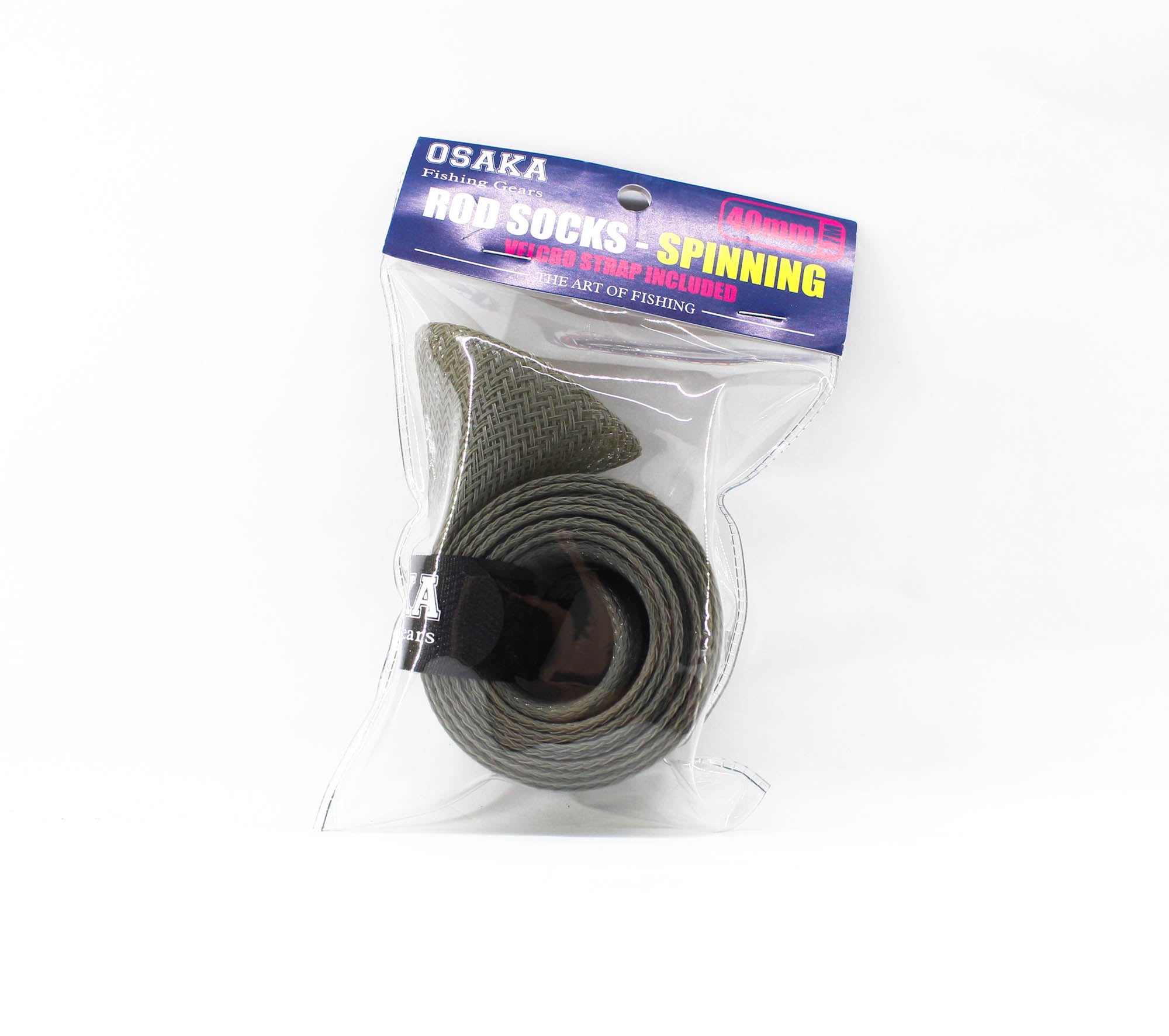 Crimson Osaka Rod Sock for Spinning 40mm x 1.7m ORS-S4017 Grey (6030)