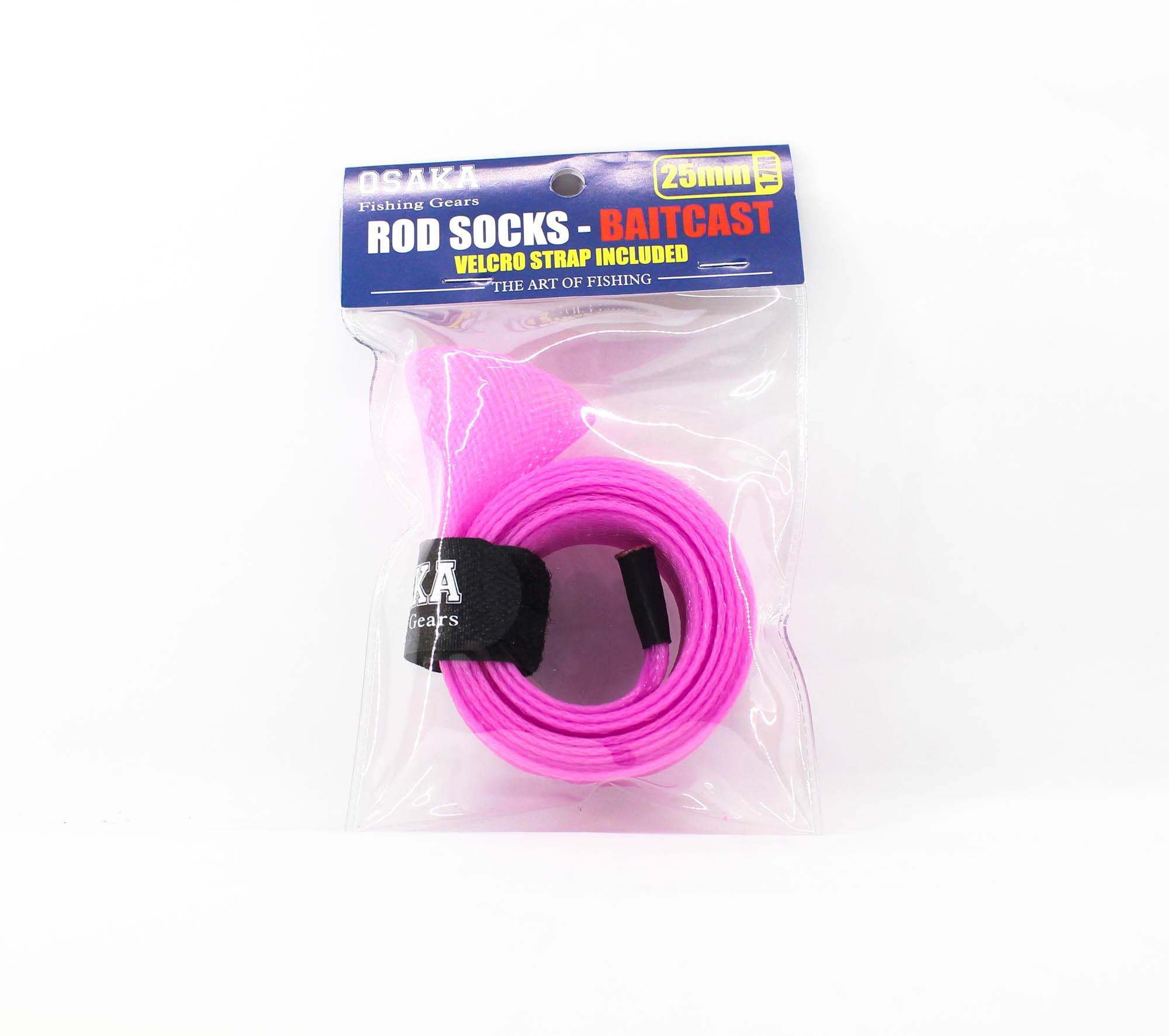 Crimson Osaka Rod Sock for Baitcast 25mm x 1.7m ORS-B2517 Pink (6036)