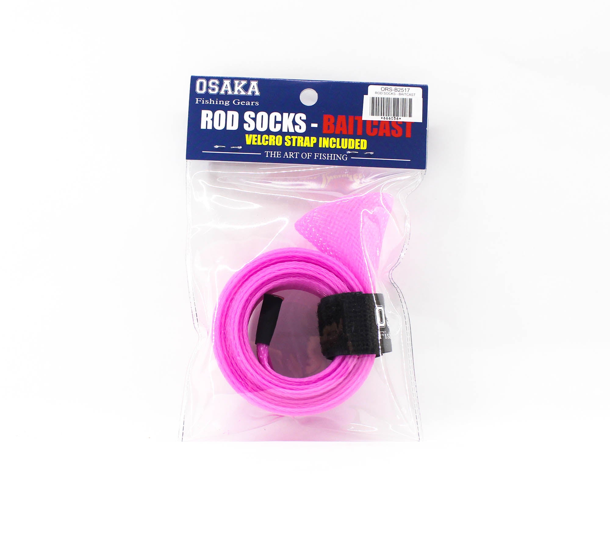 Crimson Osaka Rod Sock for Baitcast 25mm x 1.7m ORS-B2517 Pink (6036)