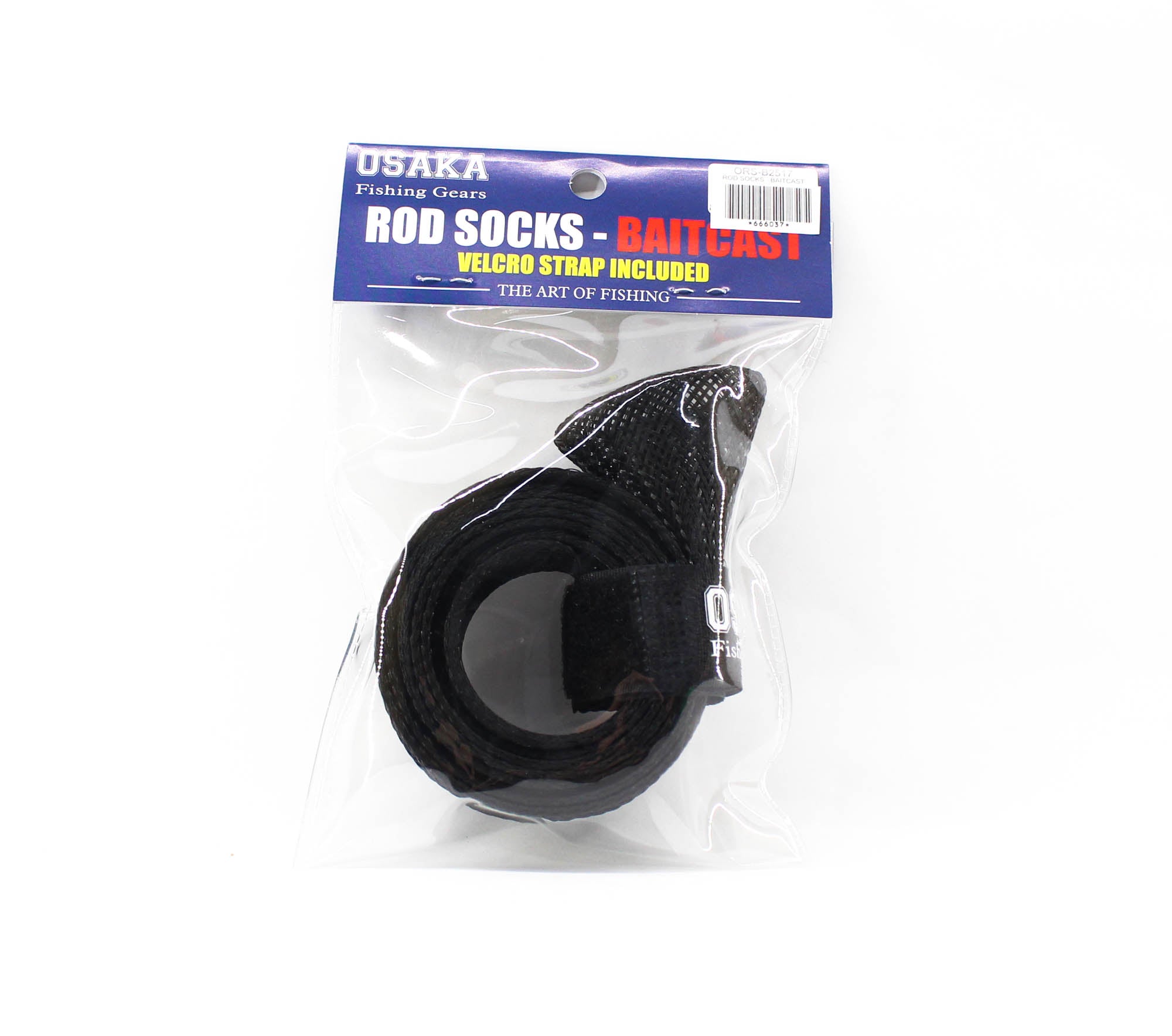 Crimson Osaka Rod Sock for Baitcast 25mm x 1.7m ORS-B2517 Black (6037)