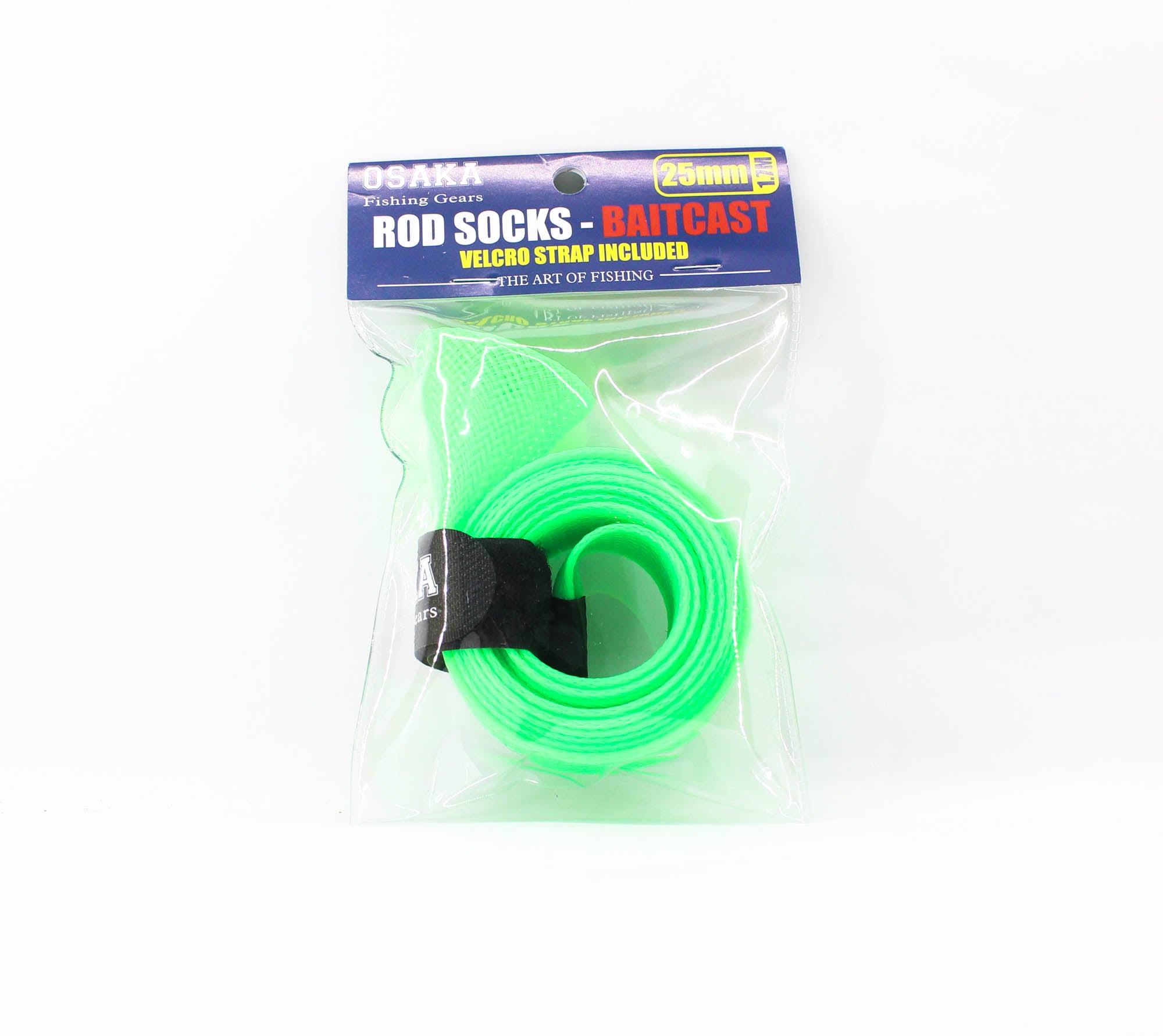 Crimson Osaka Rod Sock for Baitcast 25mm x 1.7m ORS-B2517 Green (6039)