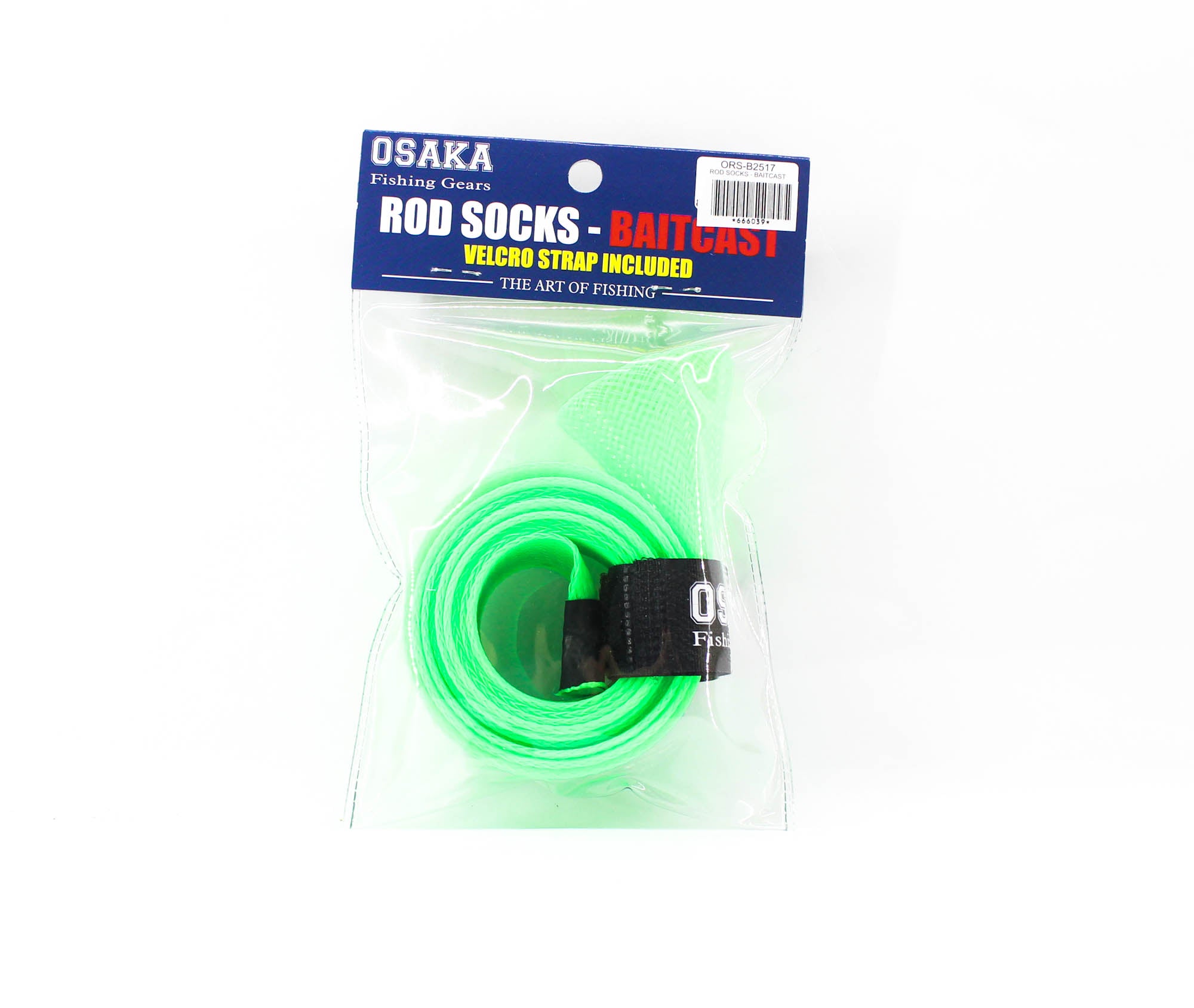 Crimson Osaka Rod Sock for Baitcast 25mm x 1.7m ORS-B2517 Green (6039)