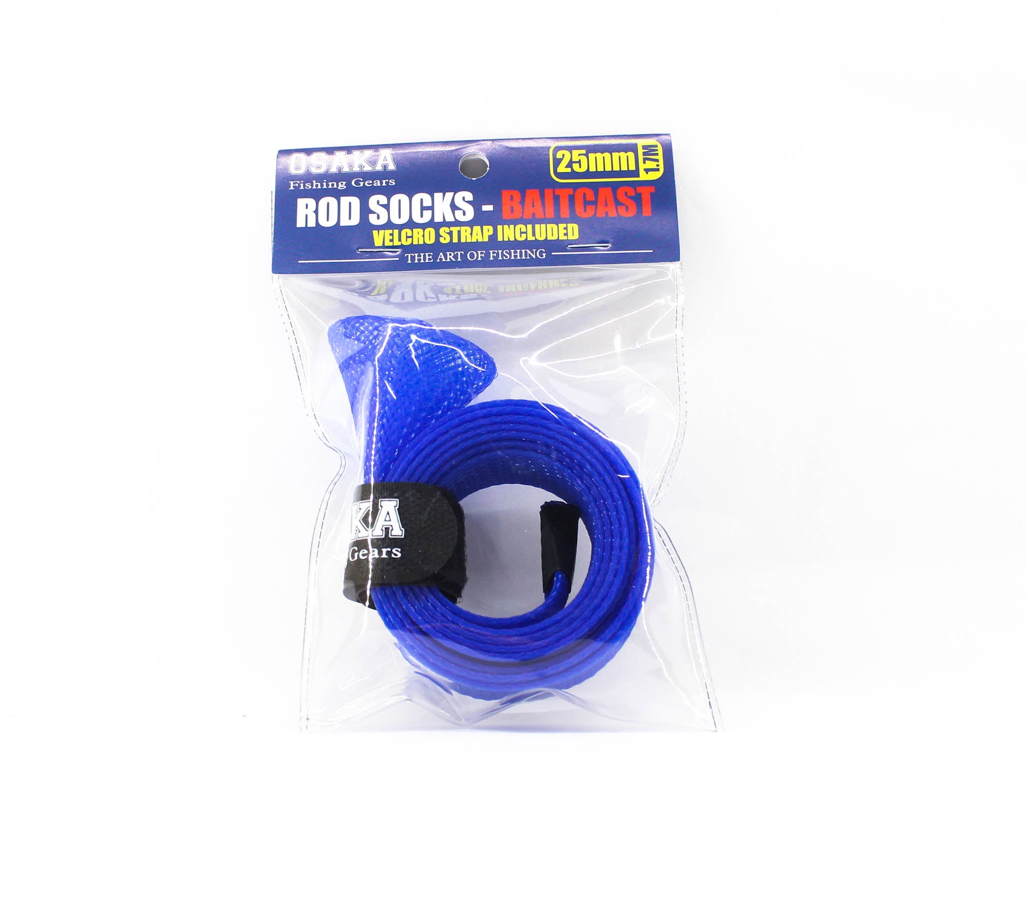 Crimson Osaka Rod Sock for Baitcast 25mm x 1.7m ORS-B2517 Blue (6040)