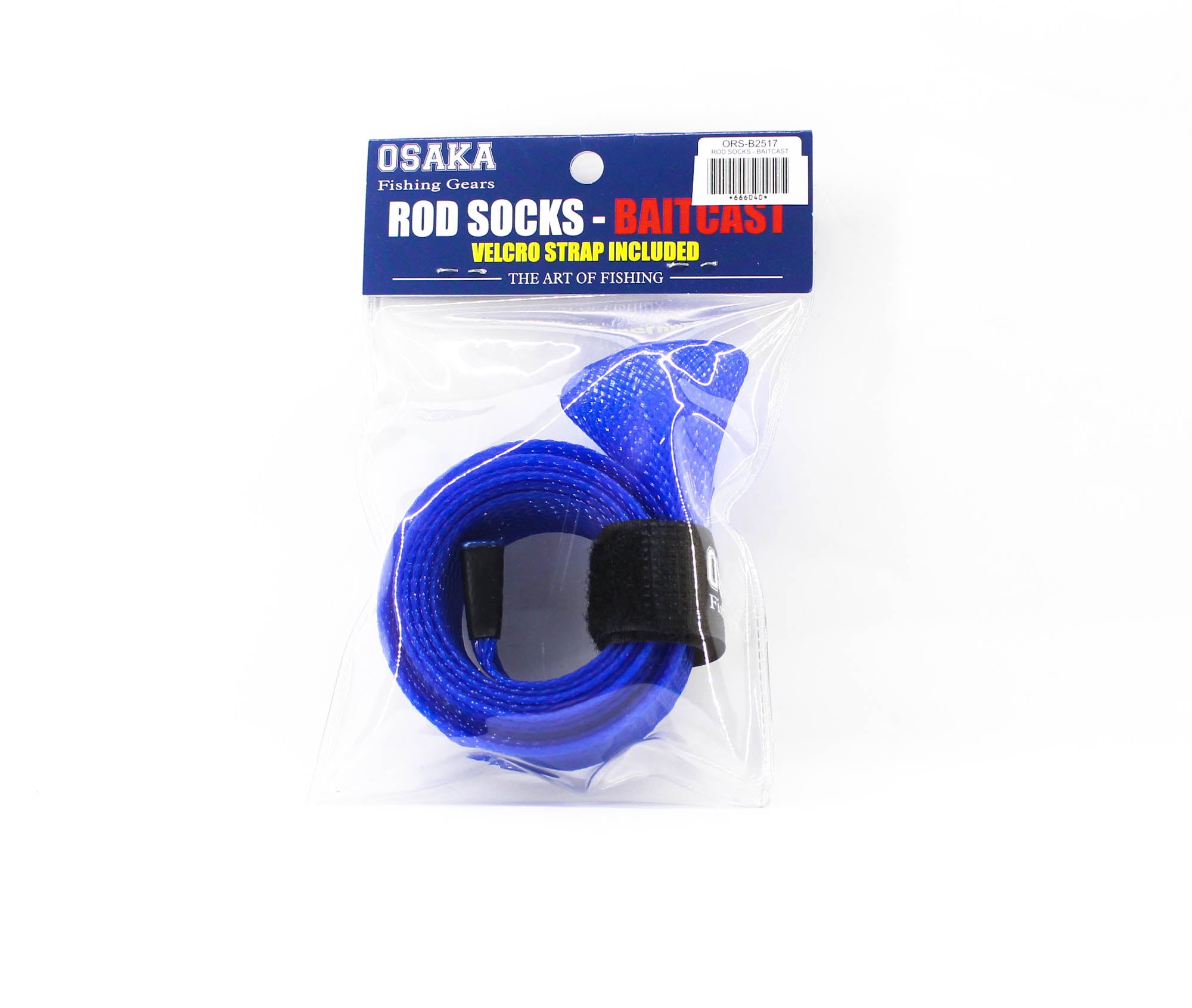 Crimson Osaka Rod Sock for Baitcast 25mm x 1.7m ORS-B2517 Blue (6040)
