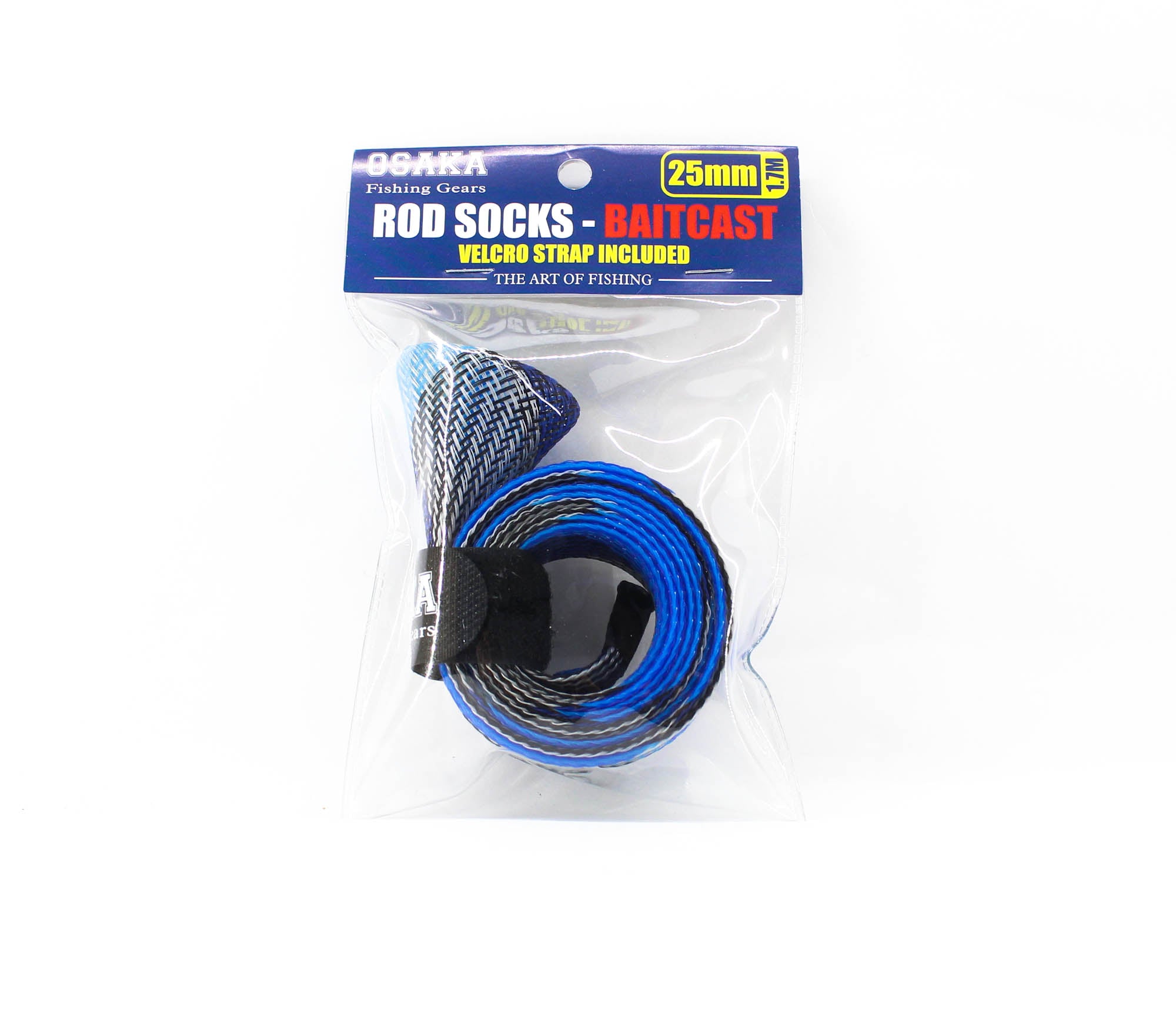 Crimson Osaka Rod Sock for Baitcast 25mm x 1.7m ORS-B2517 Blue Grey (6041)