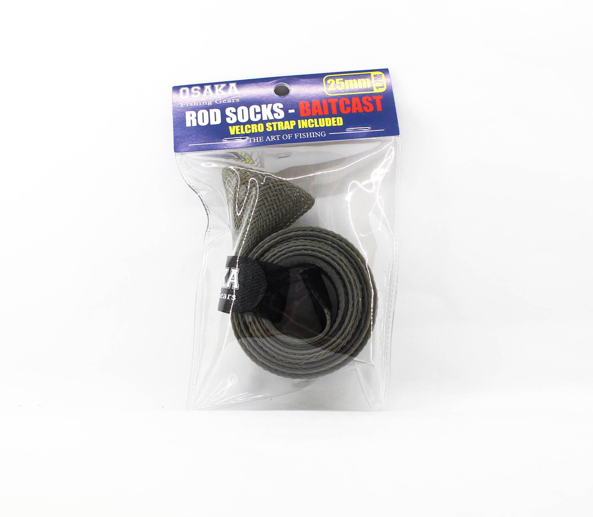 Crimson Osaka Rod Sock for Baitcast 25mm x 1.7m ORS-B2517 Grey (6042)