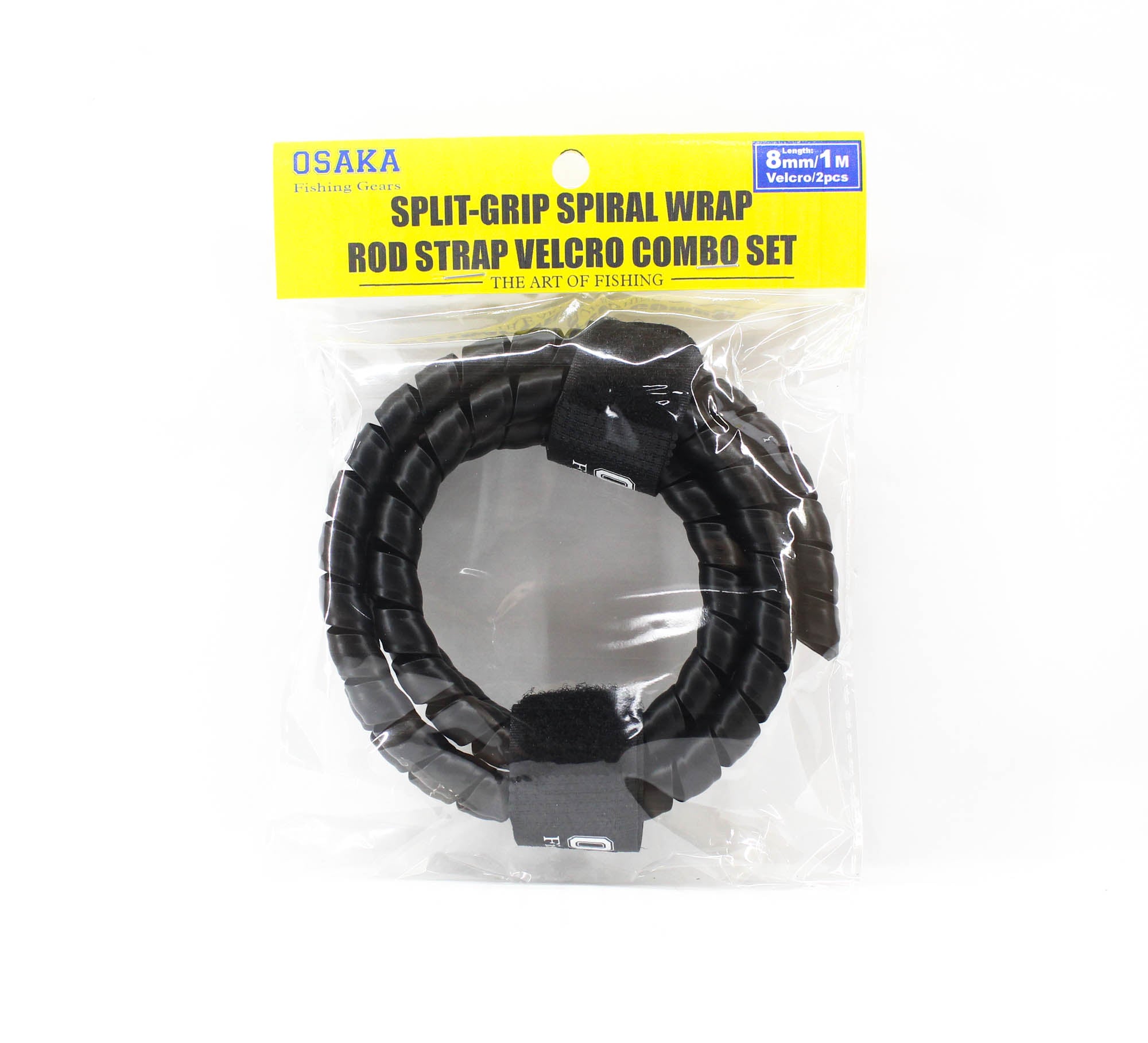 Crimson Osaka Rod Parts Split Grip Rod Protector Velcro OSV-1M Black (6044)
