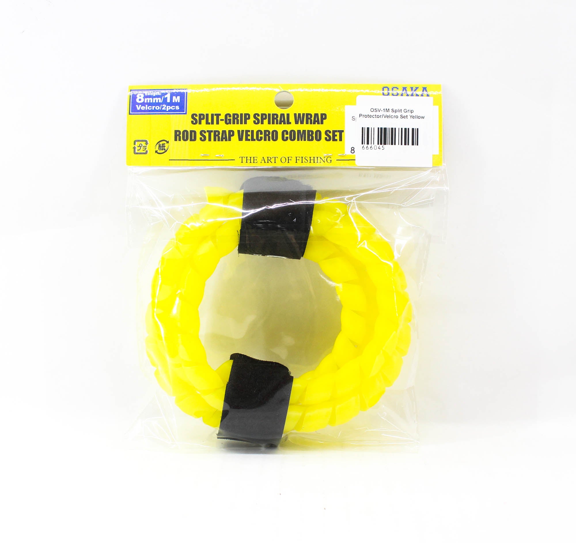 Crimson Osaka Rod Parts Split Grip Rod Protector Velcro OSV-1M Yello (6045)