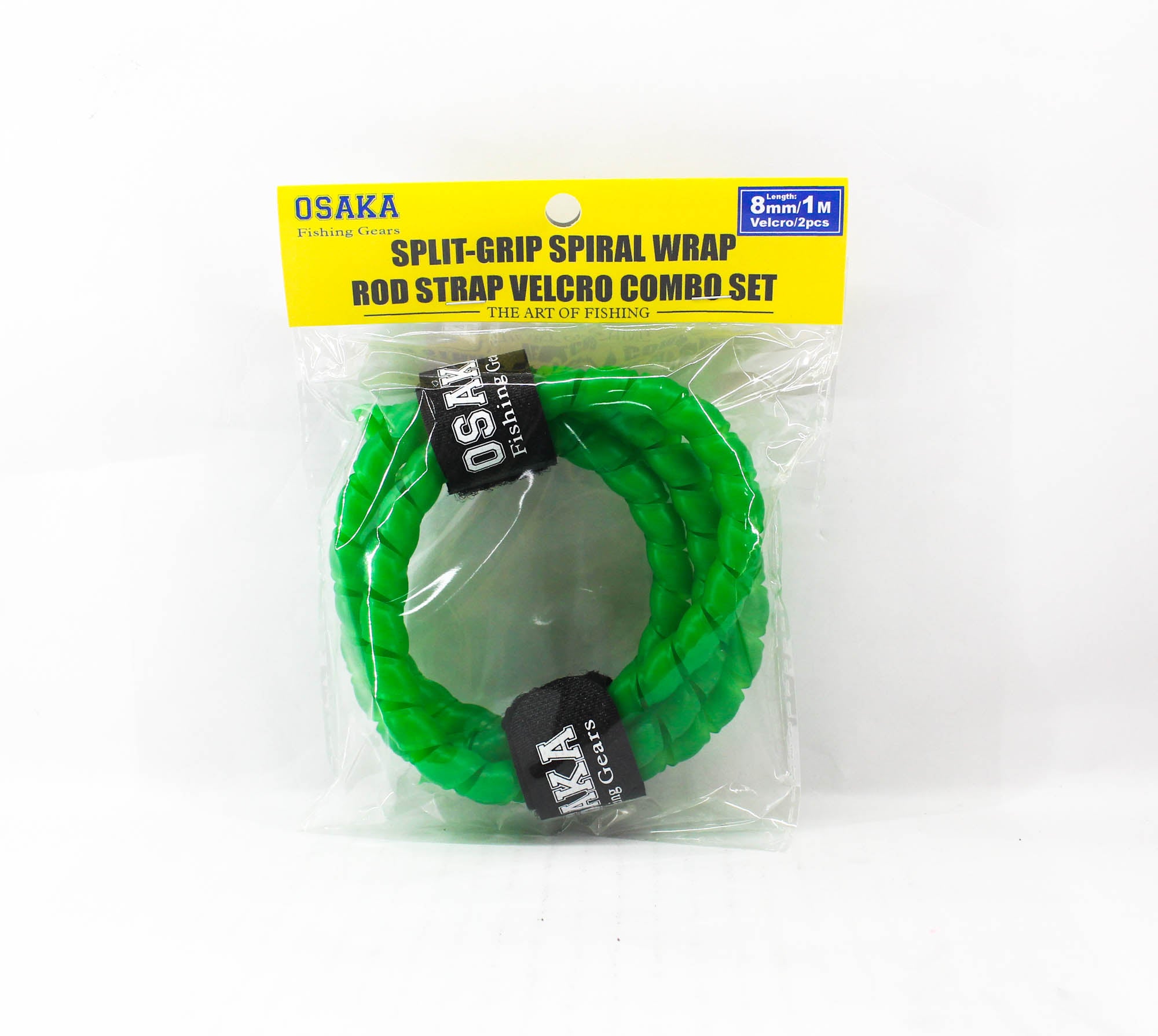 Crimson Osaka Rod Parts Split Grip Rod Protector Velcro OSV-1M Green (6046)