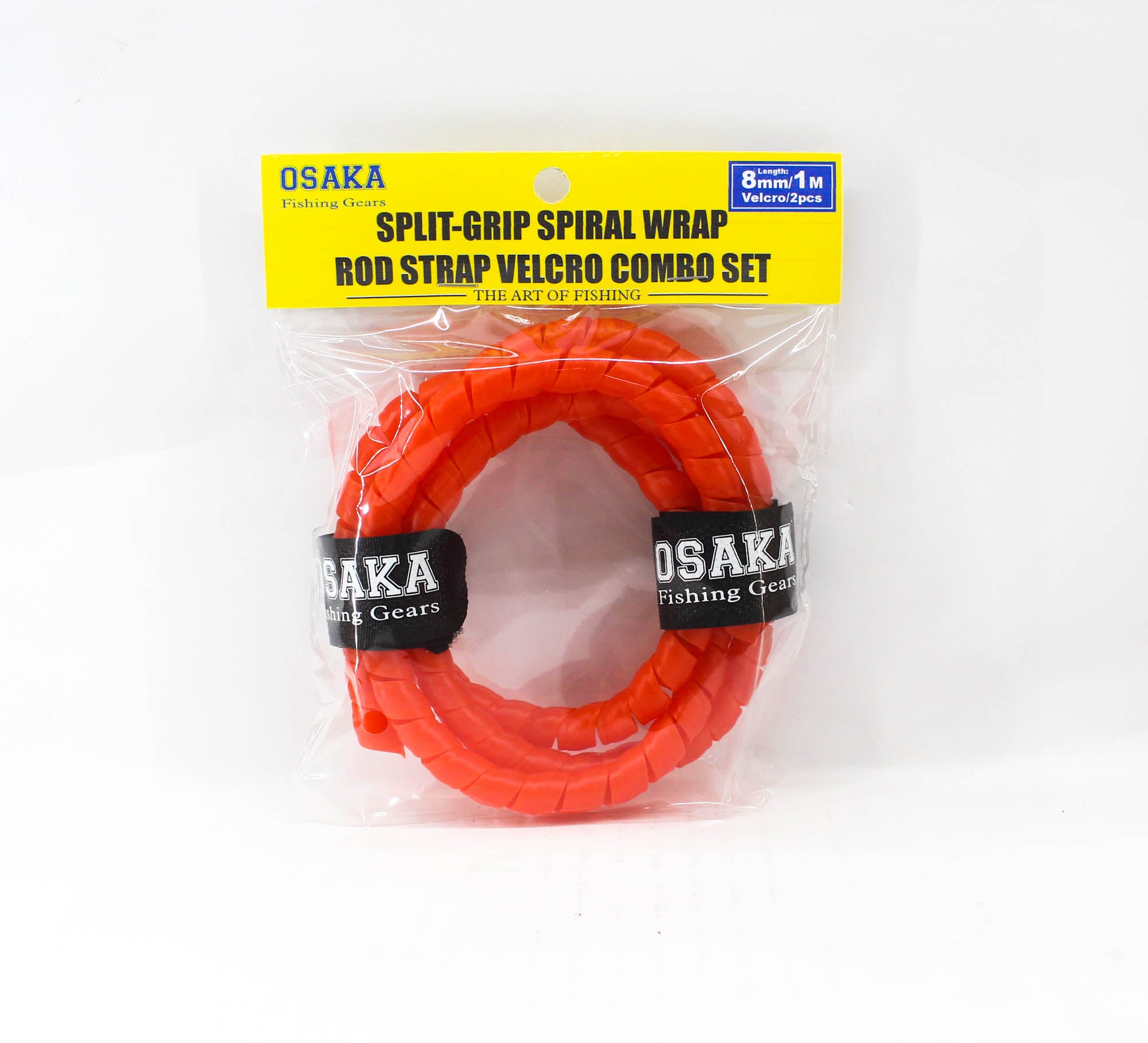 Crimson Osaka Rod Parts Split Grip Rod Protector Velcro OSV-1M Red (6047)