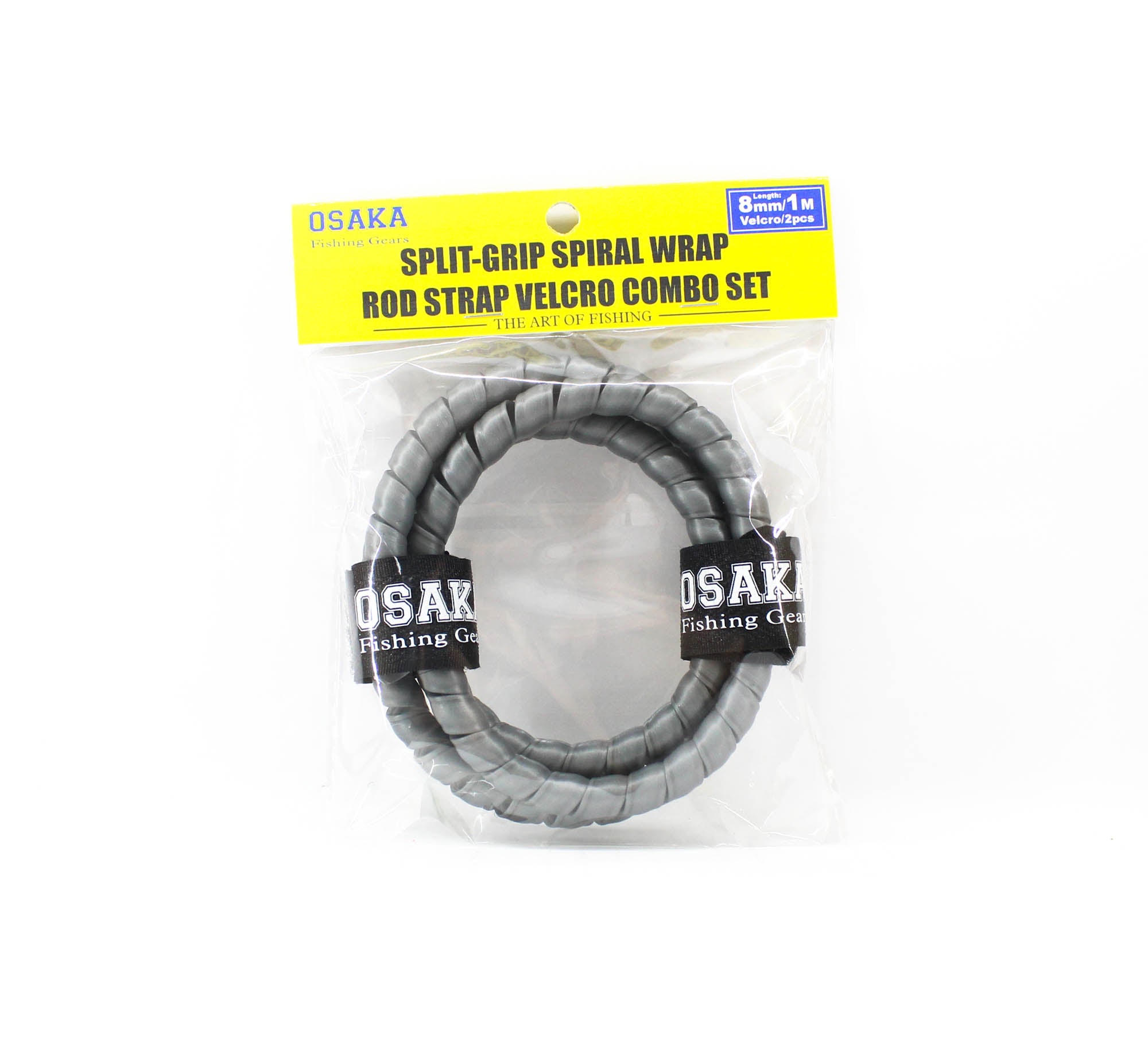 Crimson Osaka Rod Parts Split Grip Rod Protector Velcro OSV-1M Grey (6049)