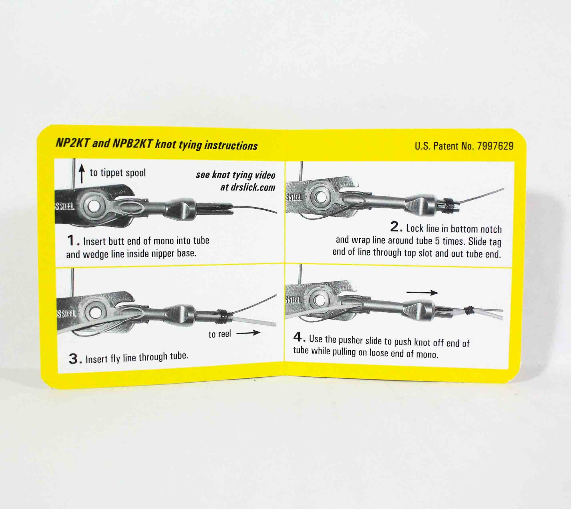 Dr Slick NP2KT Nipper Line Cutter, Pin, File, Knot Tyer, 2 Inch (3743)