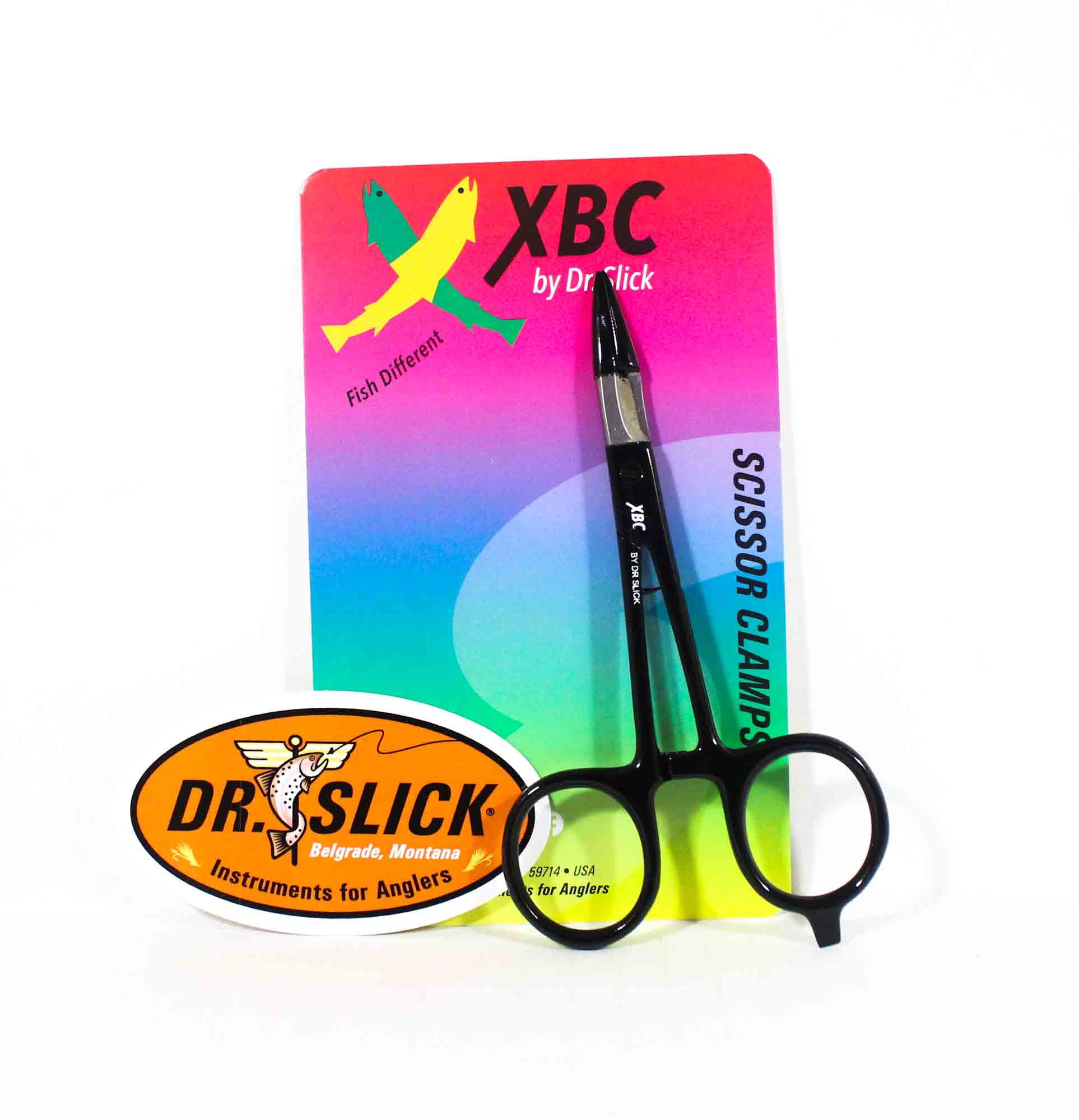 Dr Slick SNH5BLACK XBC Scissor Clamp 5 Inch Straight Black (6171)