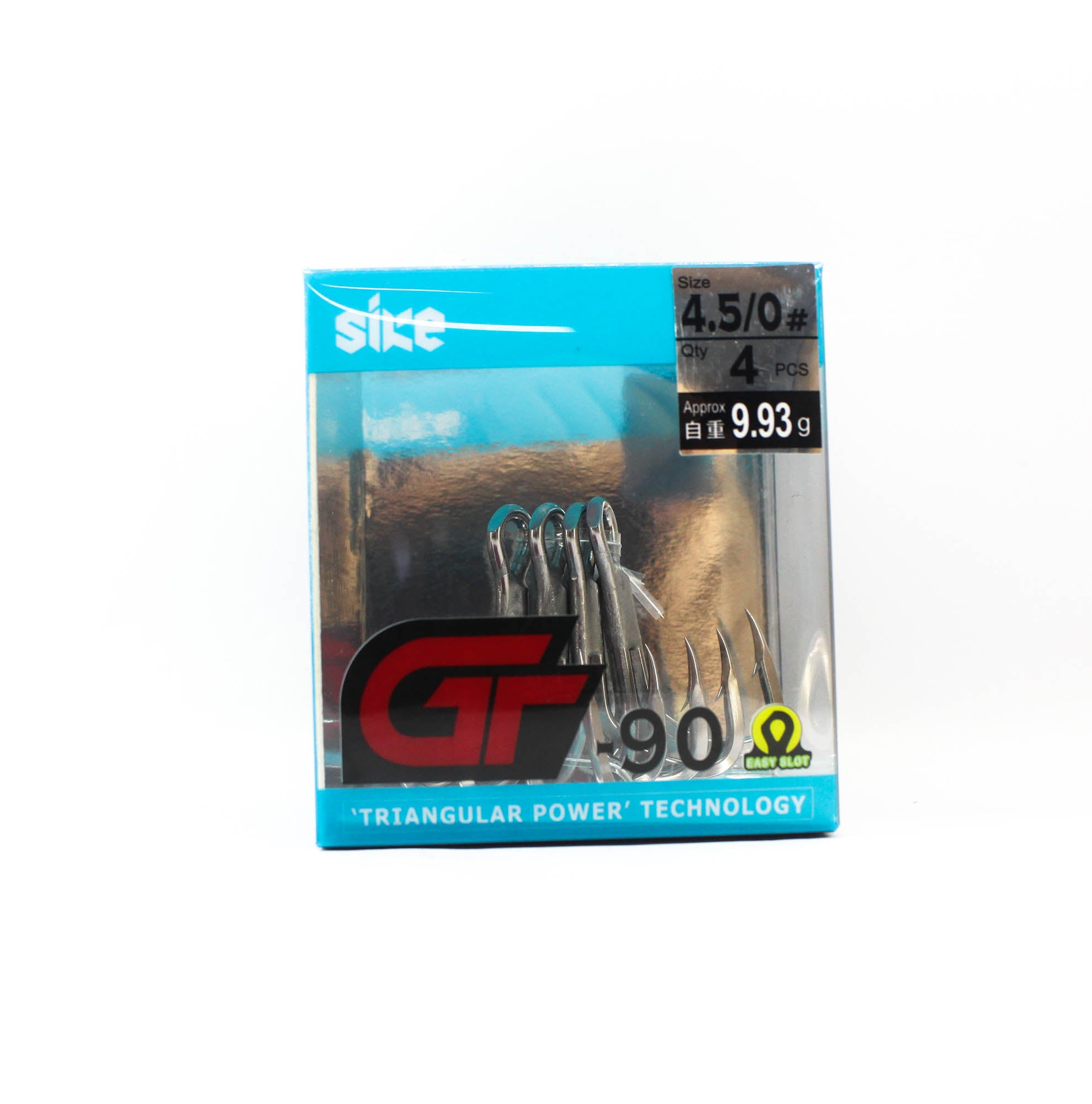 Sike VS-GT90 Treble Hook Size 4.5/0 4pc (0166)