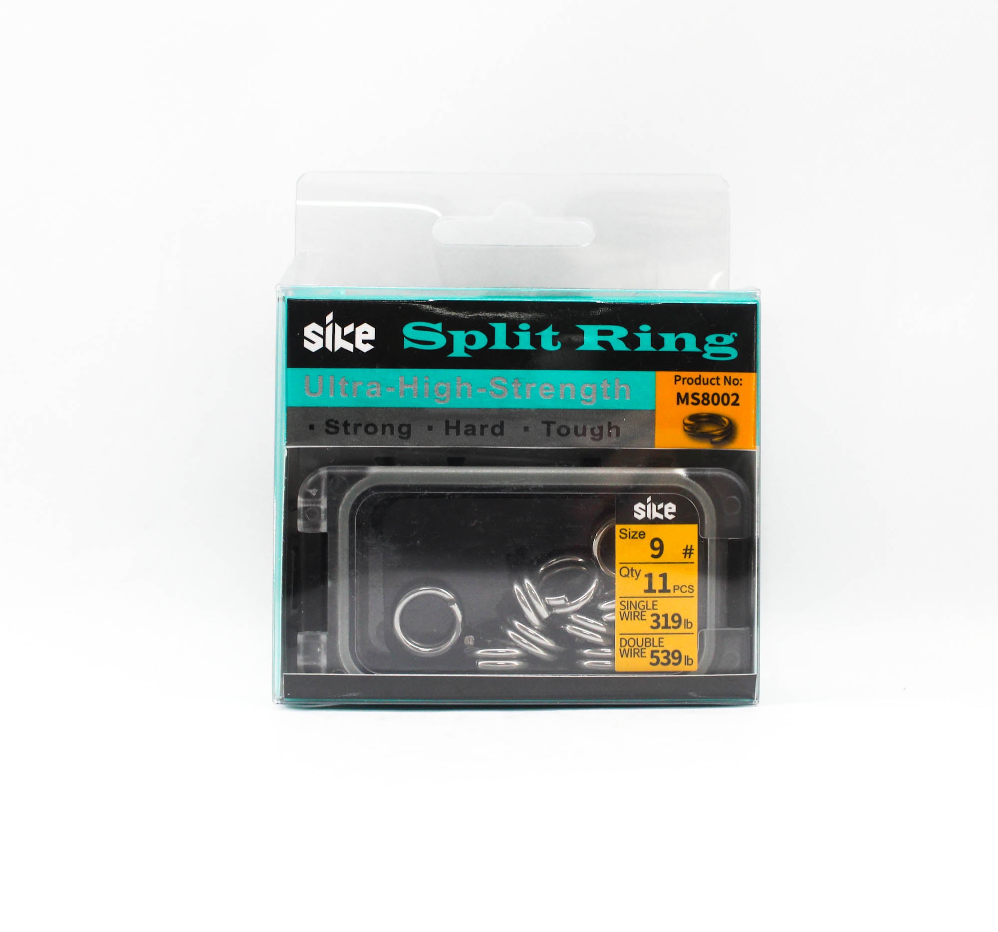 Sike MS-8002 Split Ring Ultra High Strength With Box Size 9 11pc (0272)