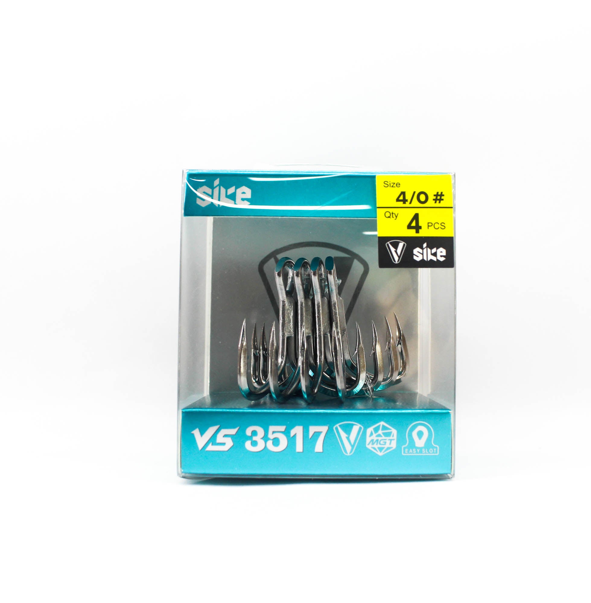 Sike VS-3517 Treble Hook Size 4/0 4pc (0371)