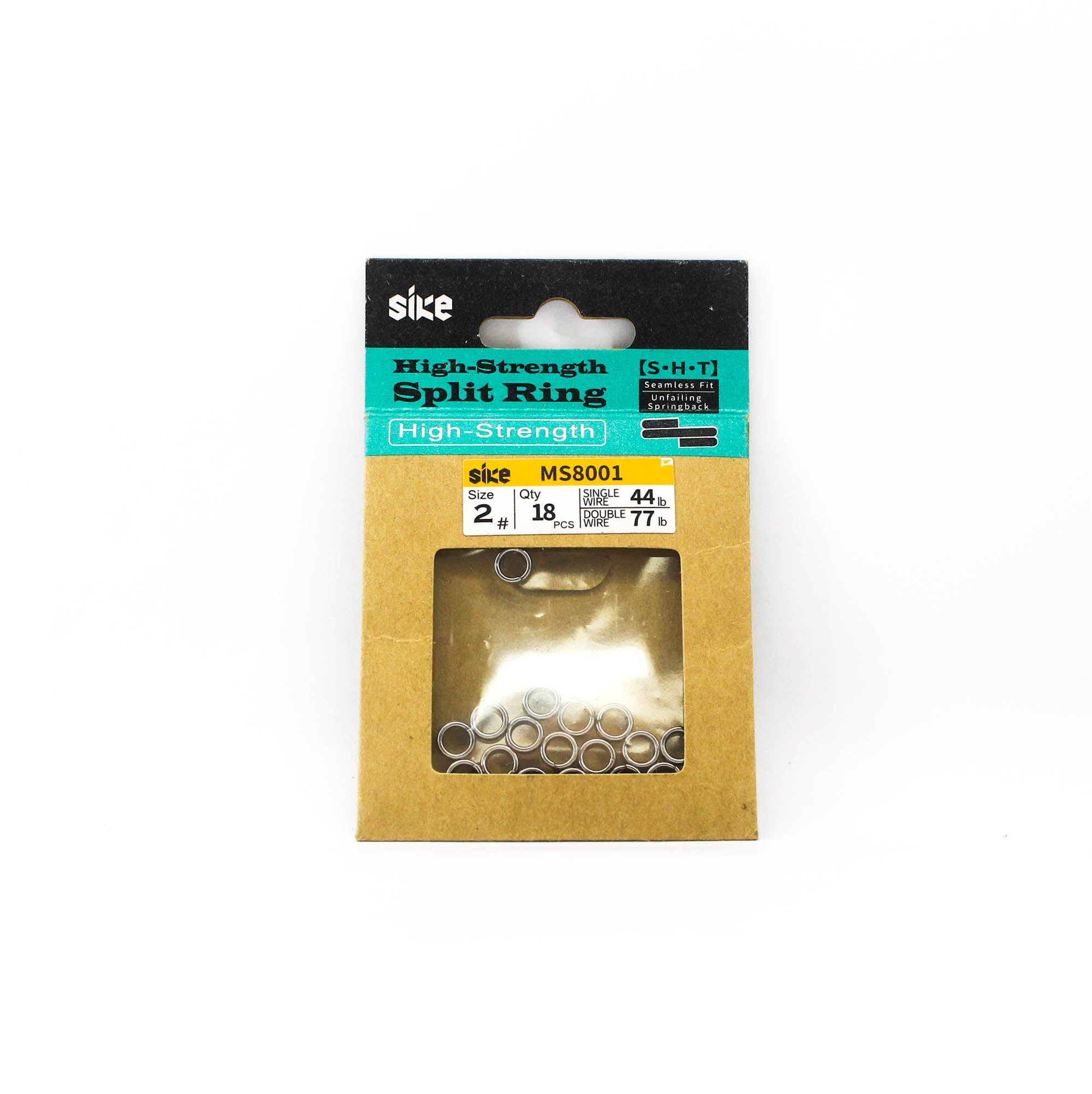 Sike MS-8001 Split Ring Ultra High Strength Size 2 18pc (2498)
