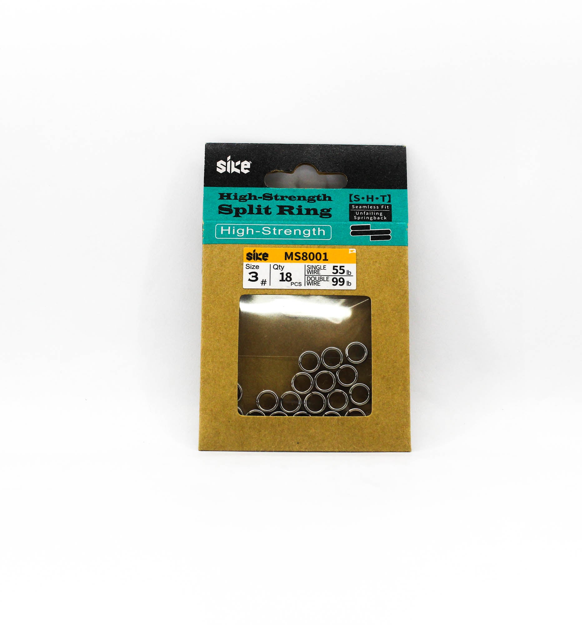 Sike MS-8001 Split Ring Ultra High Strength Size 3 18pc (2504)