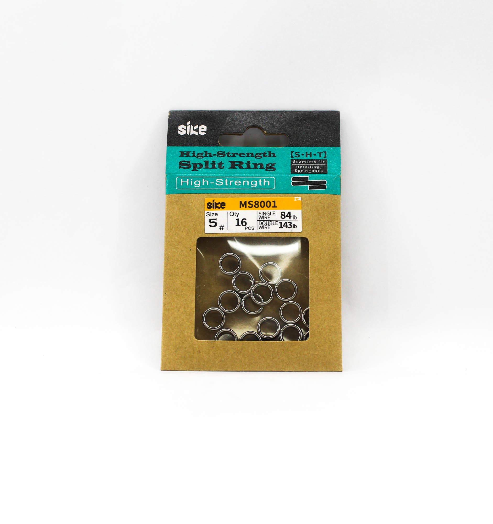 Sike MS-8001 Split Ring Ultra High Strength Size 5 16pc (2528)