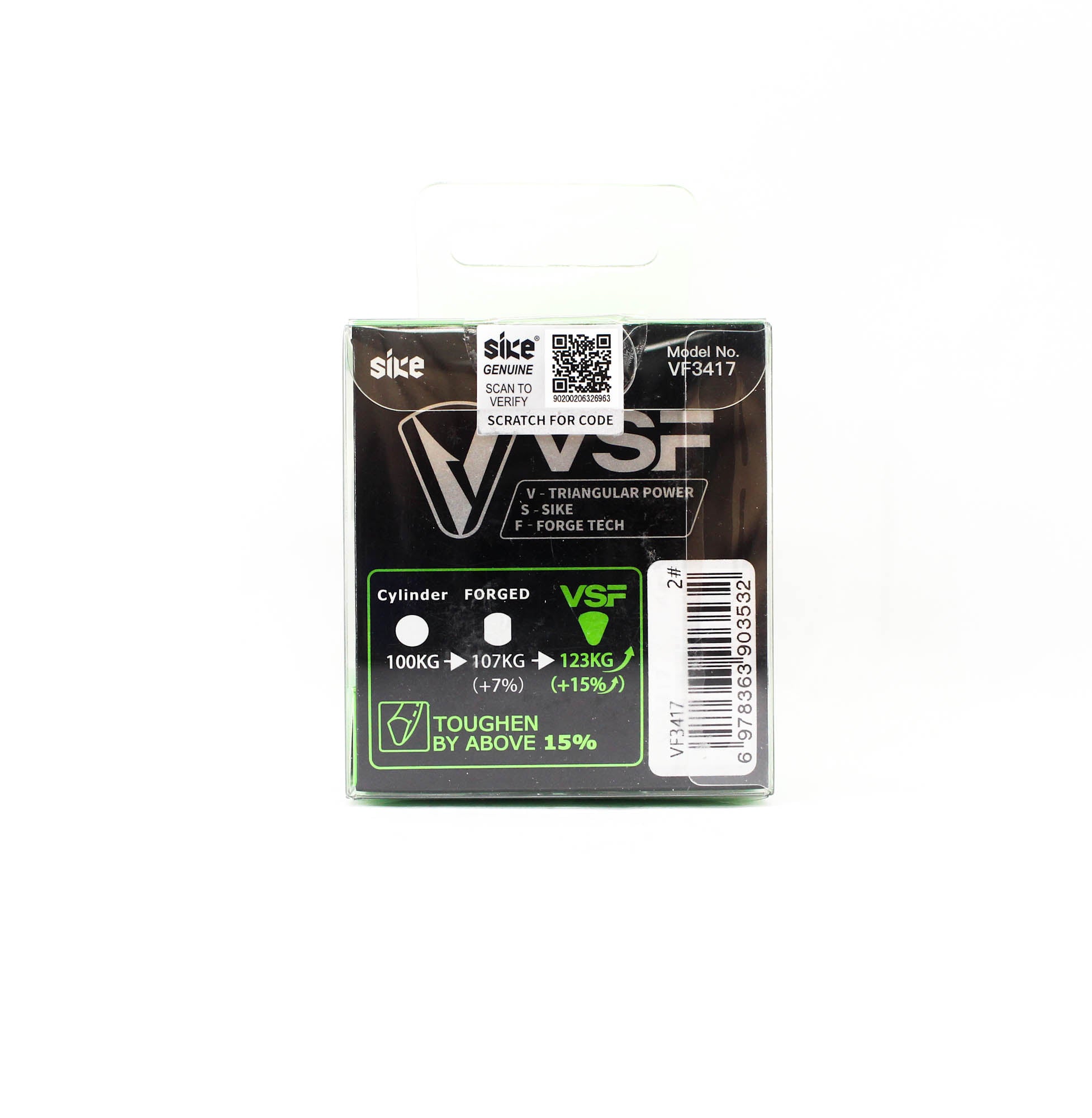 Sike VF-3417 Treble Hook Size 2 6pc (3532)
