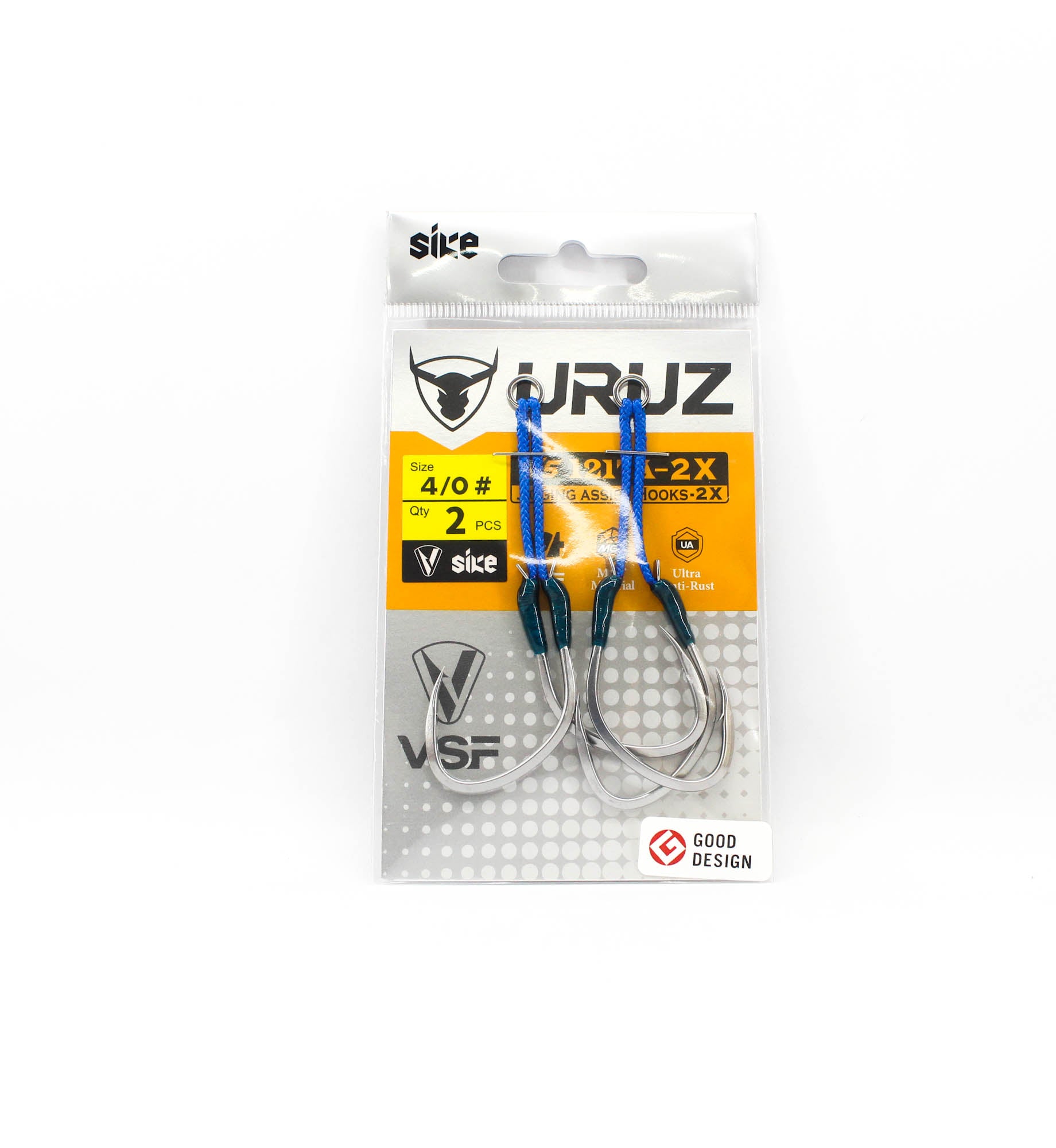 Sike VS-1217A-2X Uruz Assist Hook Size 4/0 2pc (4492)