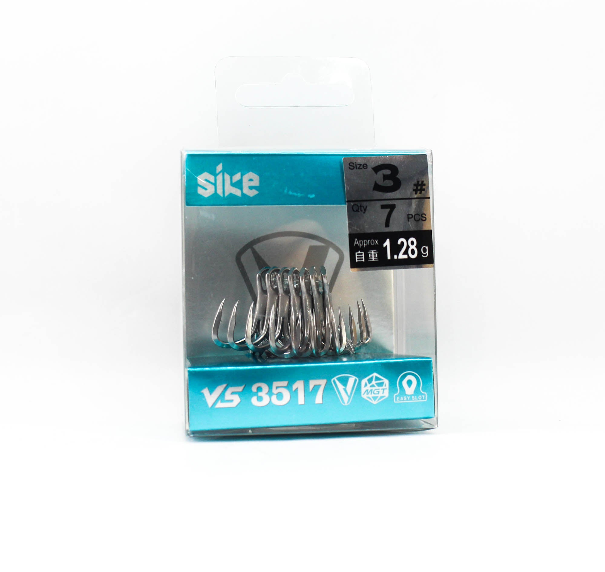 Sike VS-3517 Treble Hook Size 3 7pc (4904)
