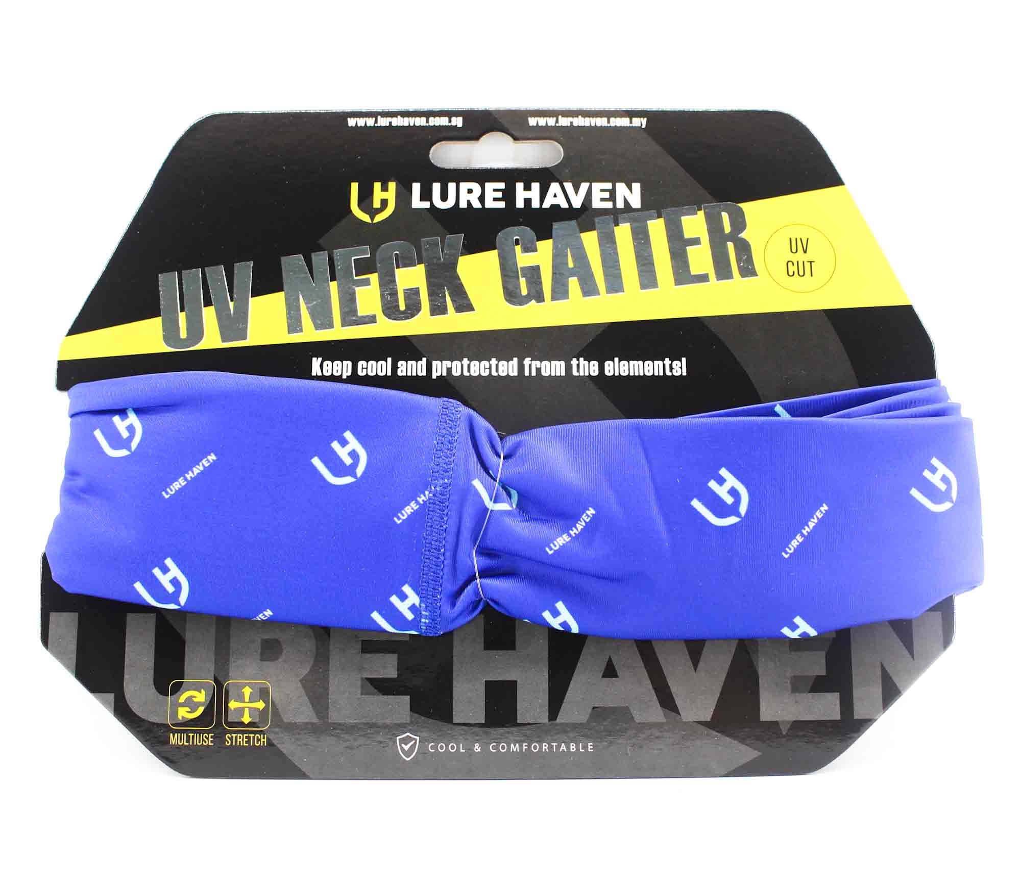 Lure Haven Neck Gaiter UV Monogram Blue (0020)