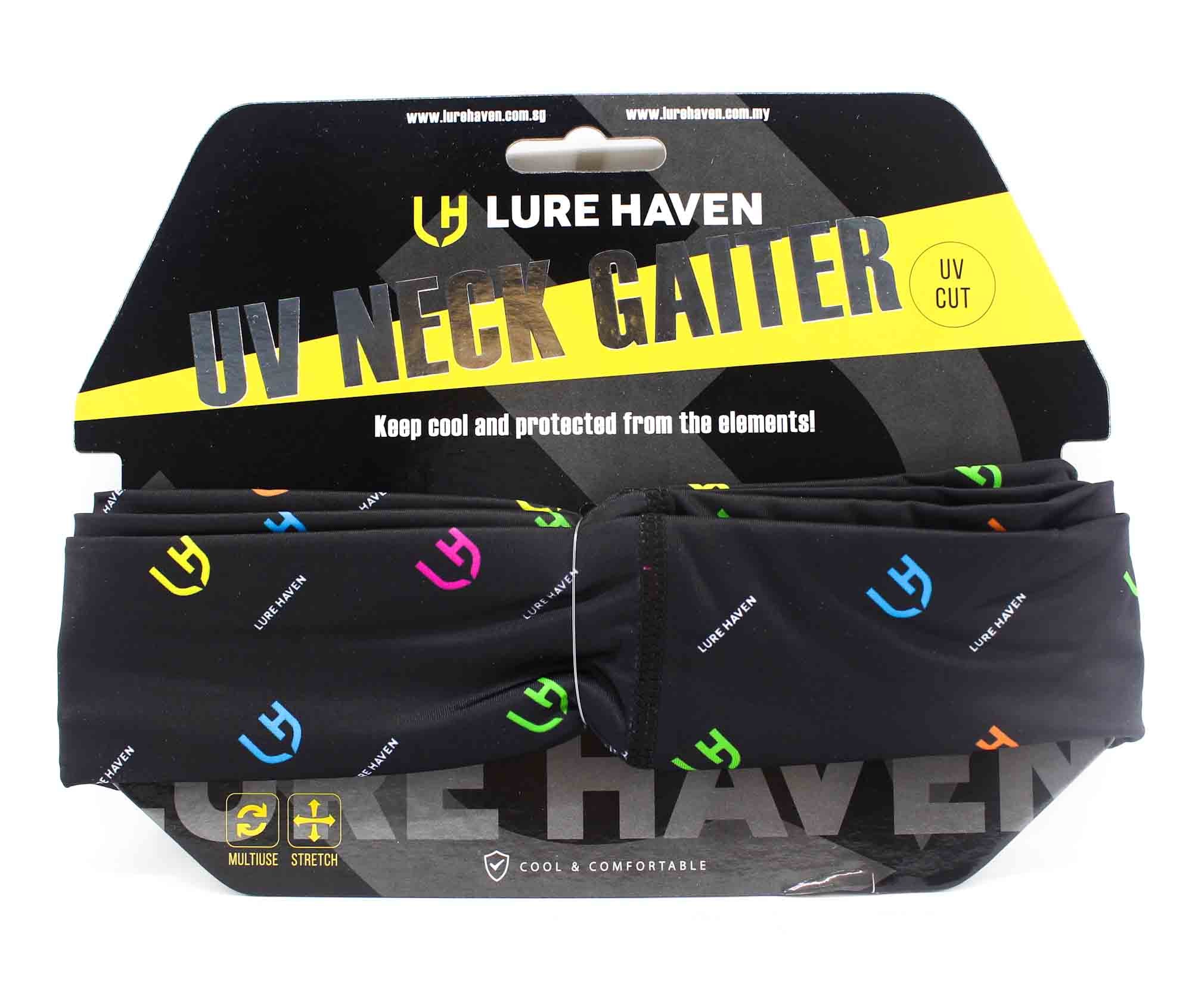Lure Haven Neck Gaiter UV Monogram Black (0021)