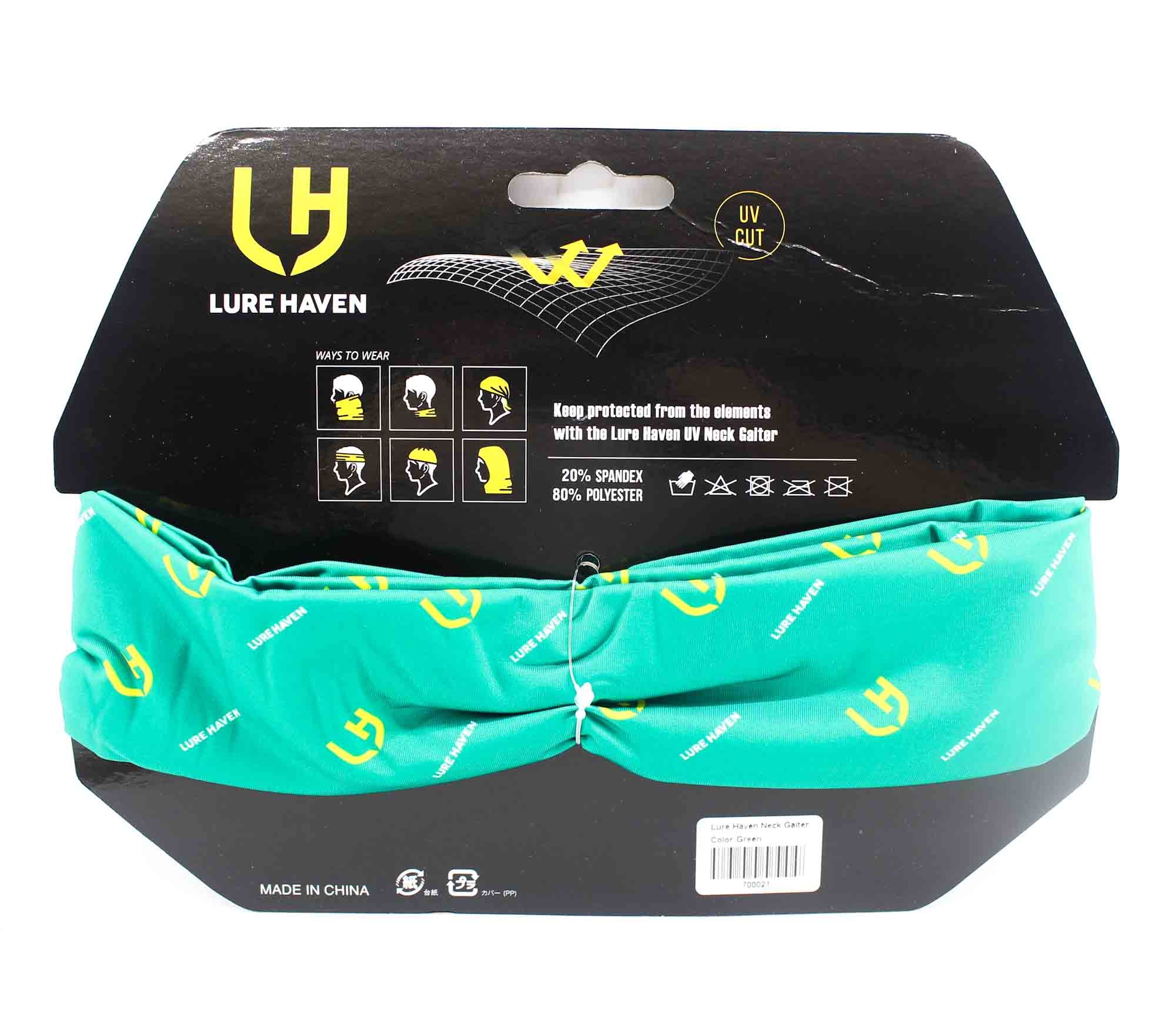 Lure Haven Neck Gaiter UV Monogram Green (0023)