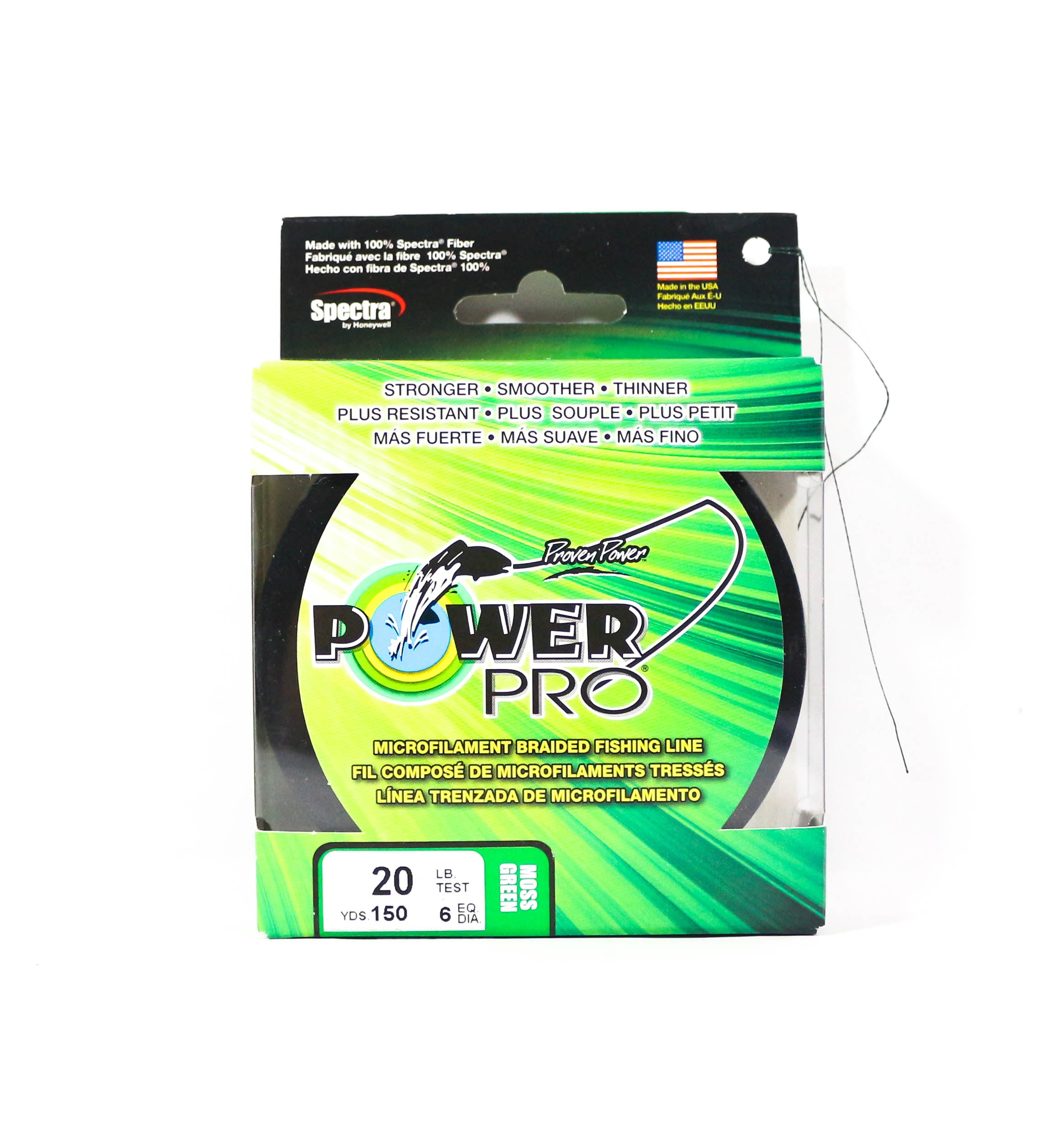 Power Pro Braided Spectra Line 20lb by 150yds Green (1085)