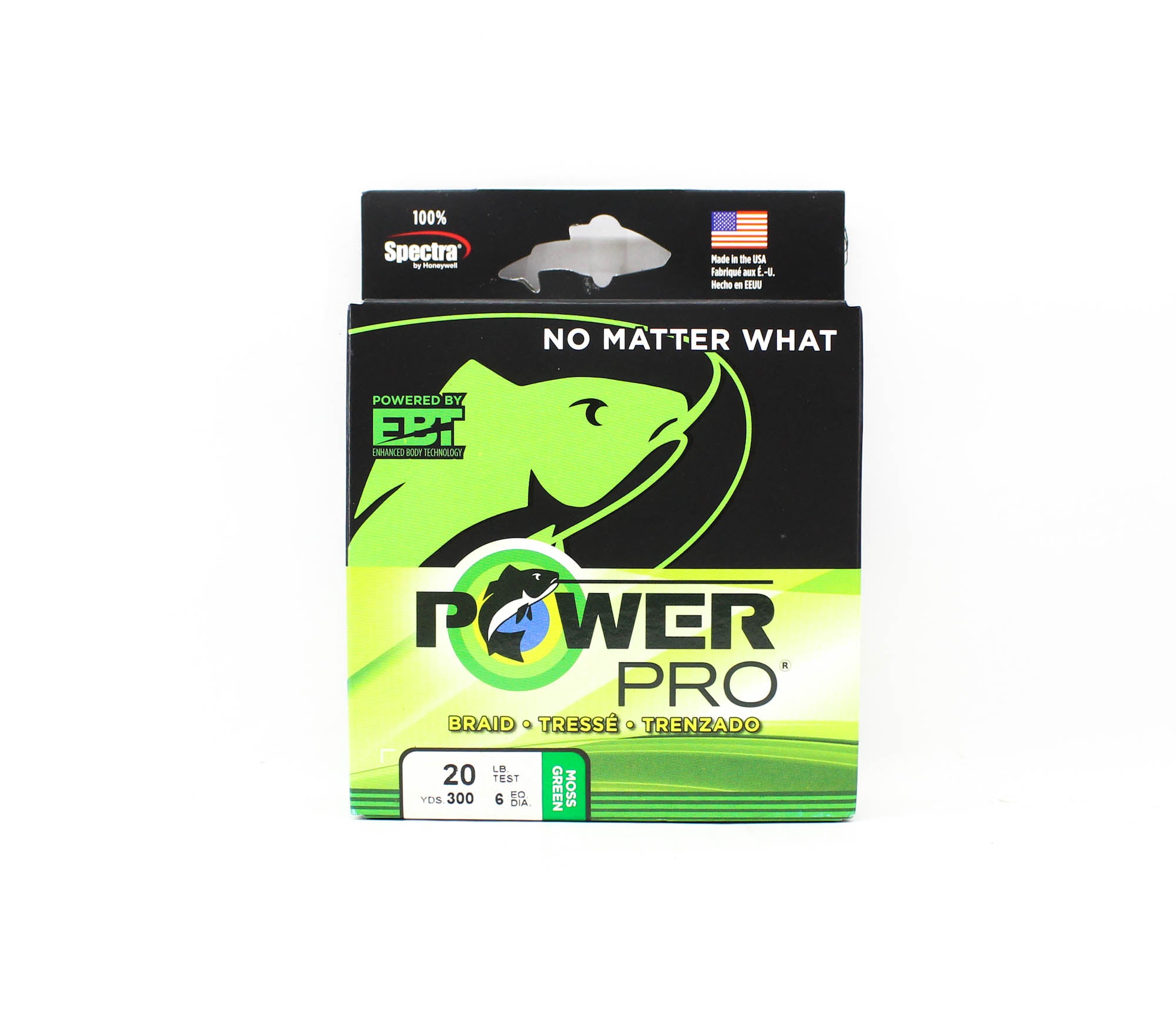 Power Pro Braided Spectra Line 20lb by 300yds Green (1368)