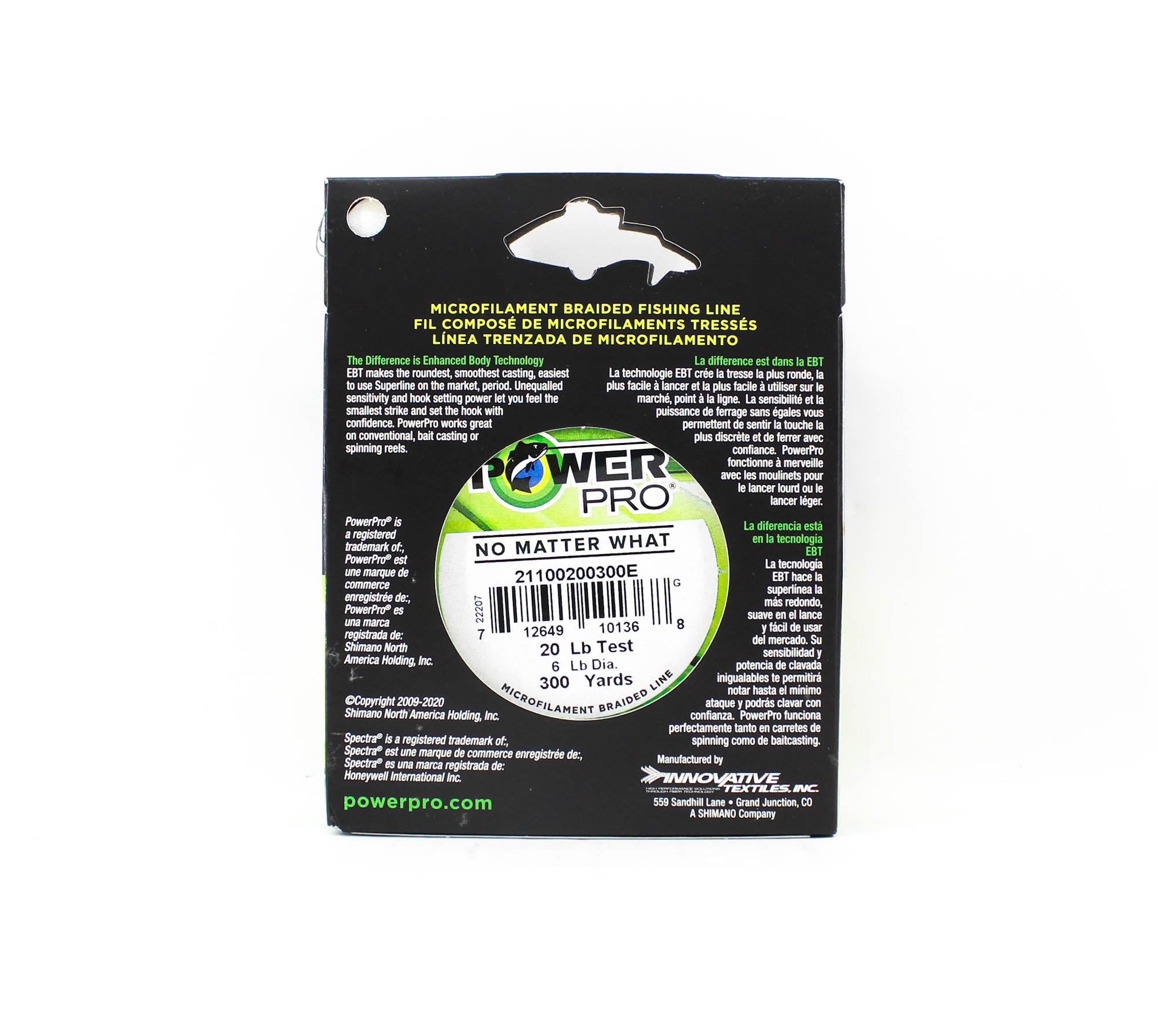 Power Pro Braided Spectra Line 20lb by 300yds Green (1368)