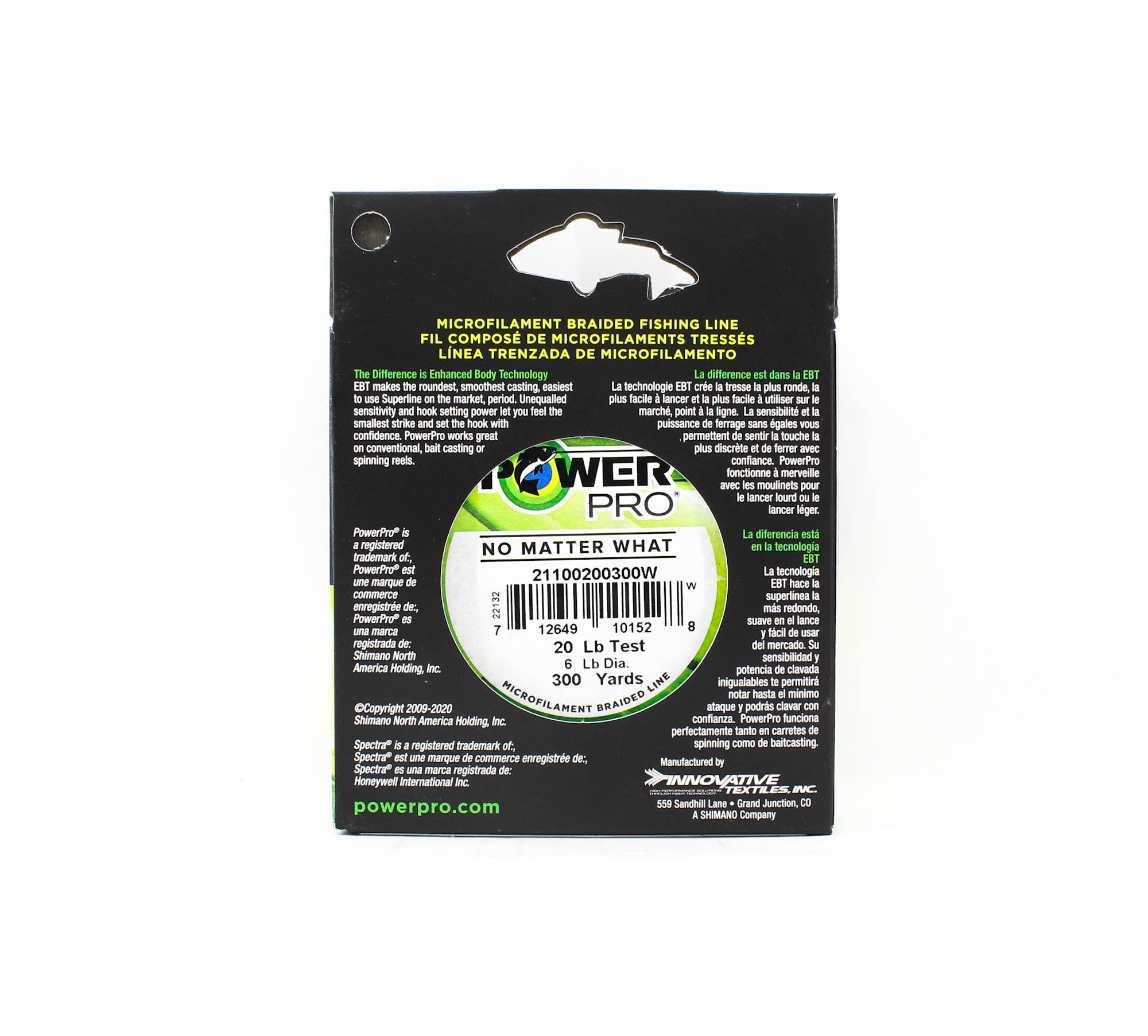 Power Pro Braided Spectra Line 20lb by 300yds White (1528)