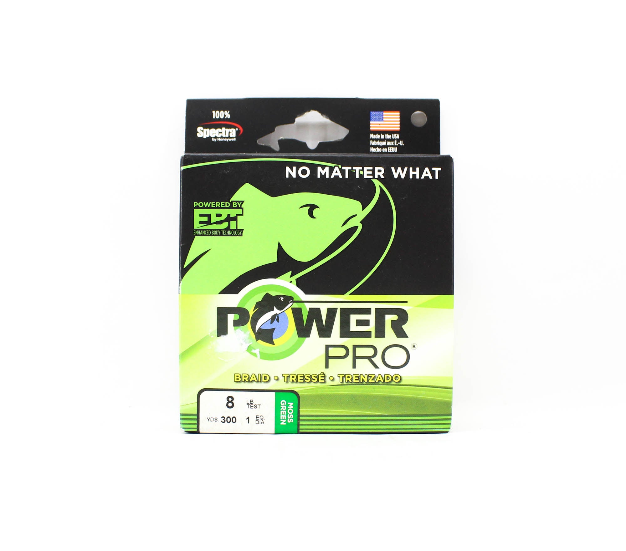 Power Pro Braided Spectra Line 8lb by 300yds Green (4826)