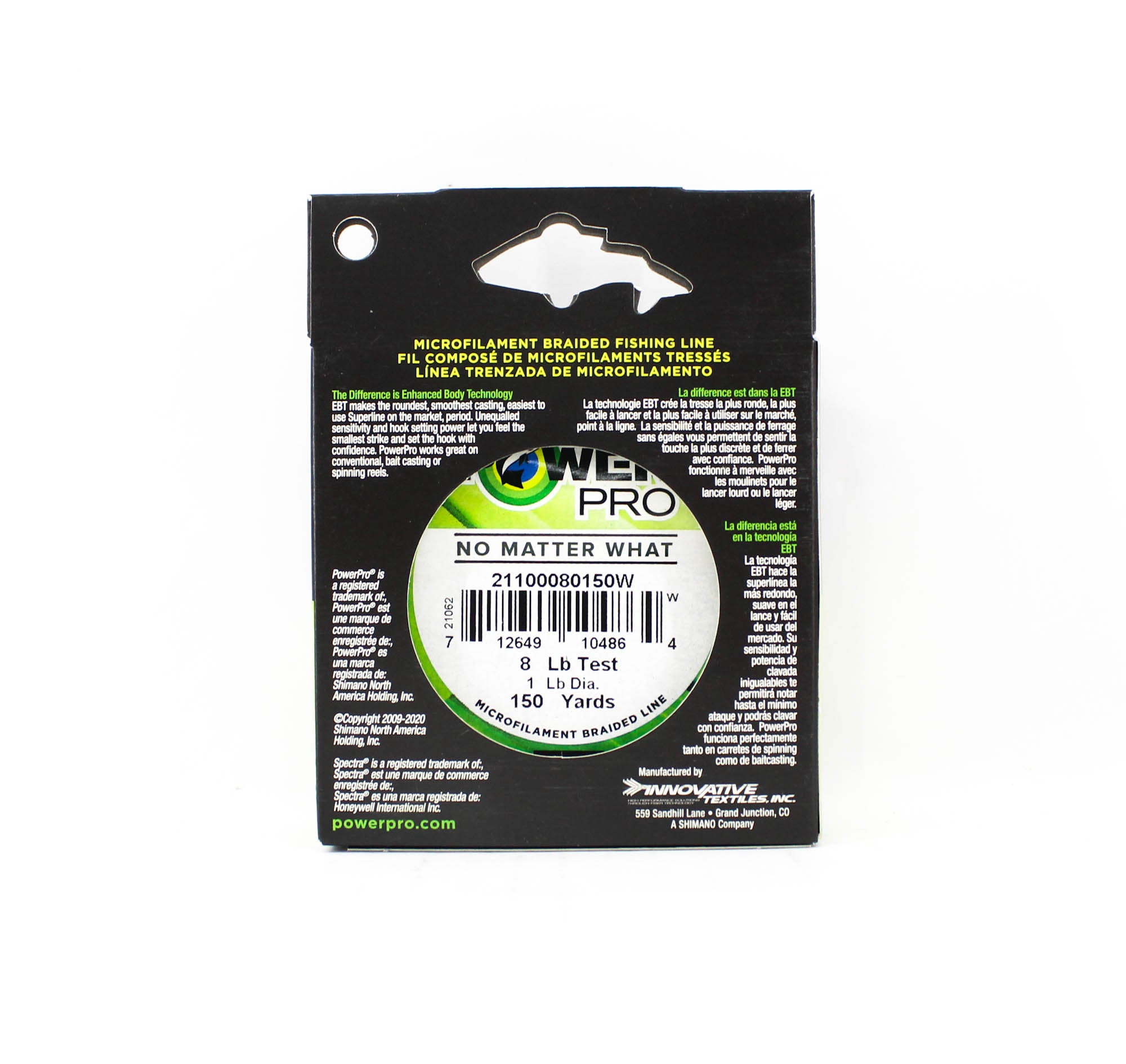 Power Pro Braided Spectra Line 8lb by 150yds White (4864)