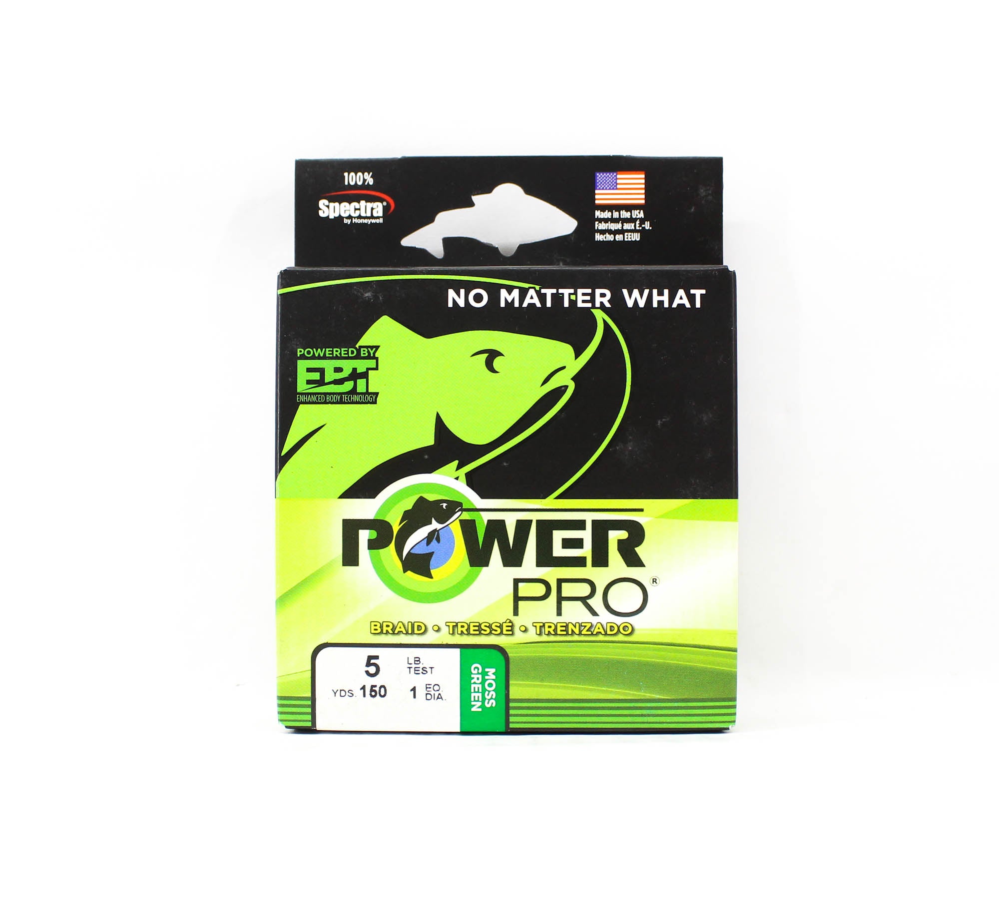 Power Pro Braided Spectra Line 5lb by 150yds Green (5809)