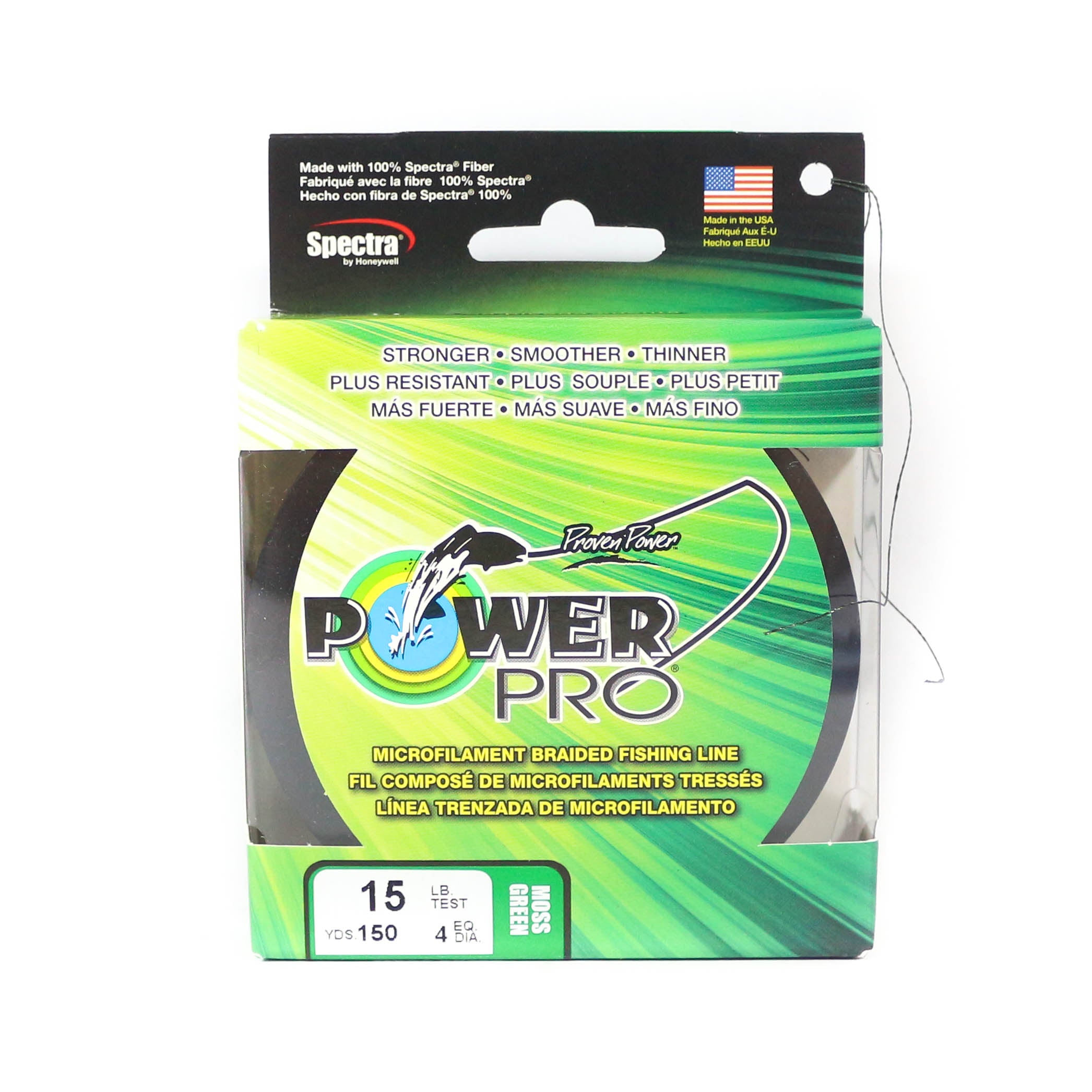 Power Pro Braided Spectra Line 15lb by 150yds Green (5830)