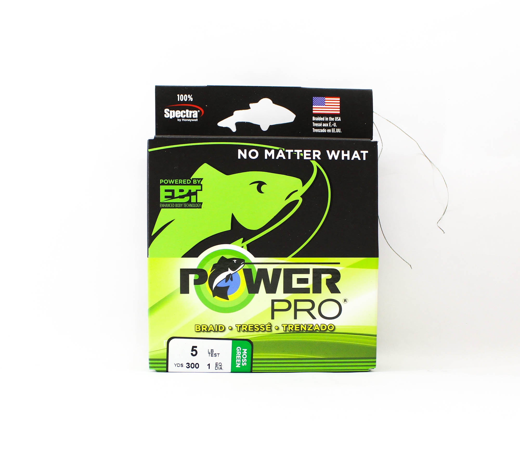 Power Pro Braided Spectra Line 5lb x 300yds Green (6042)