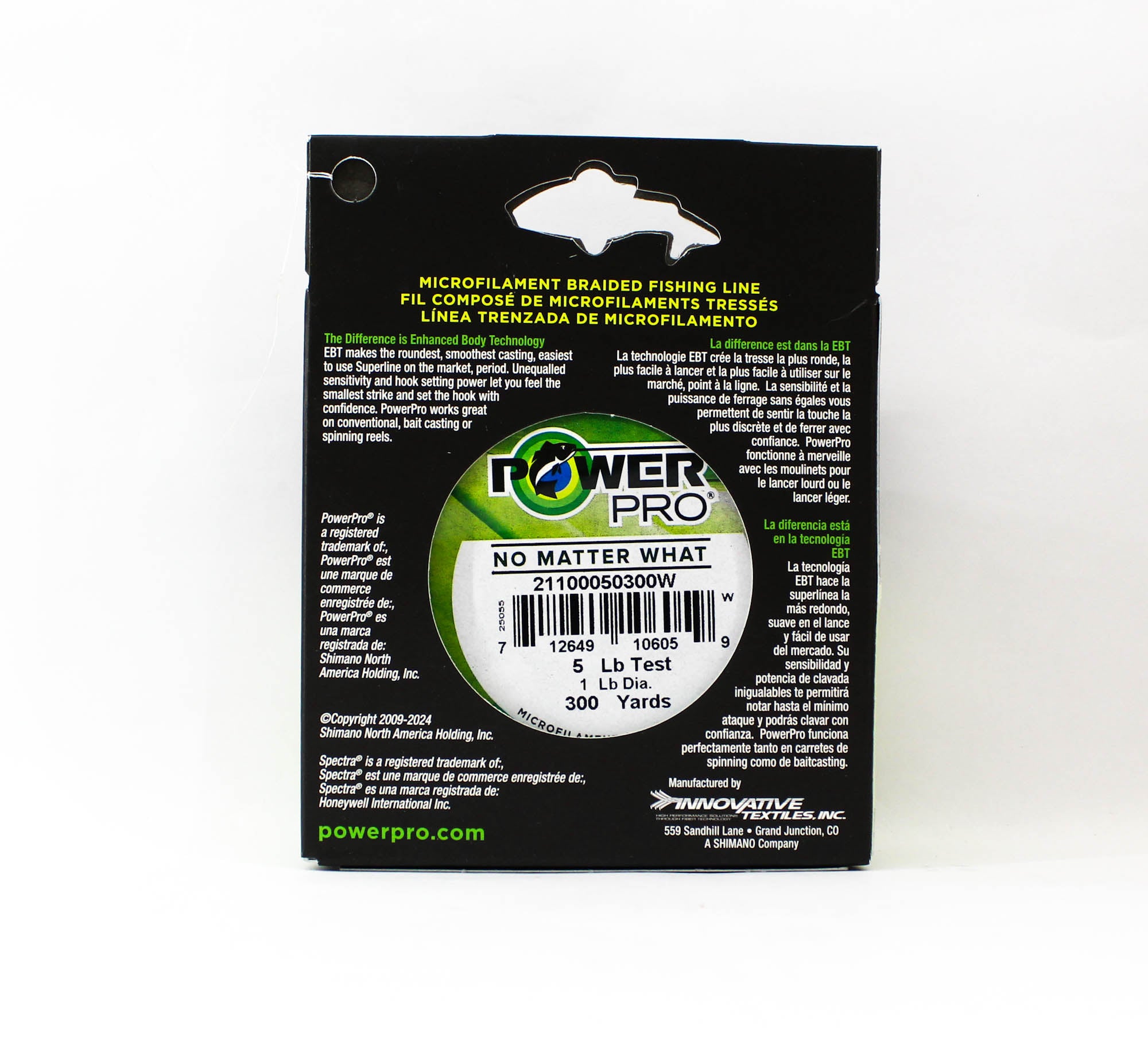 Power Pro Braided Spectra Line 5lb x 300yds White (6059)